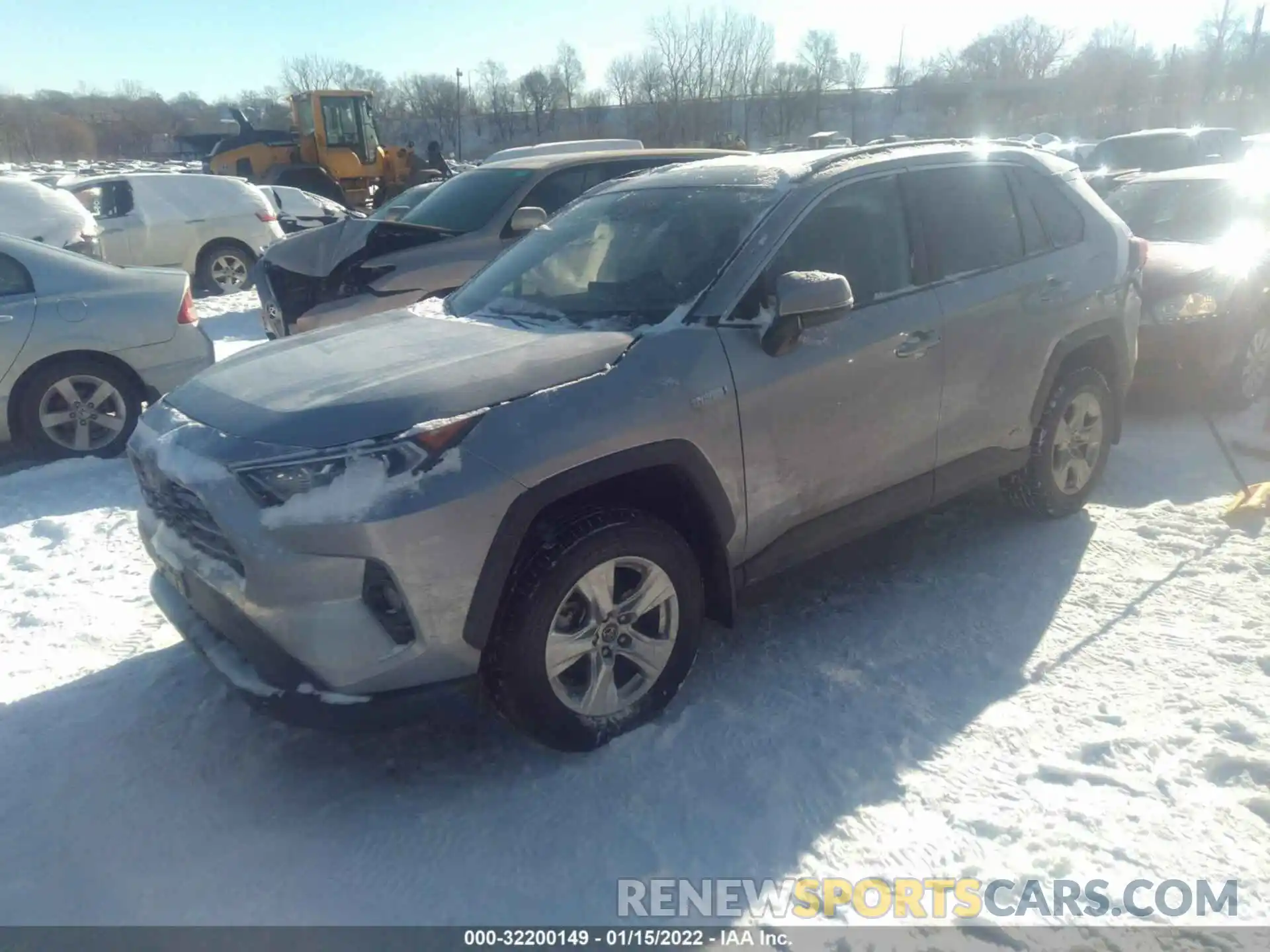 2 Photograph of a damaged car 2T3RWRFV8KW023702 TOYOTA RAV4 2019