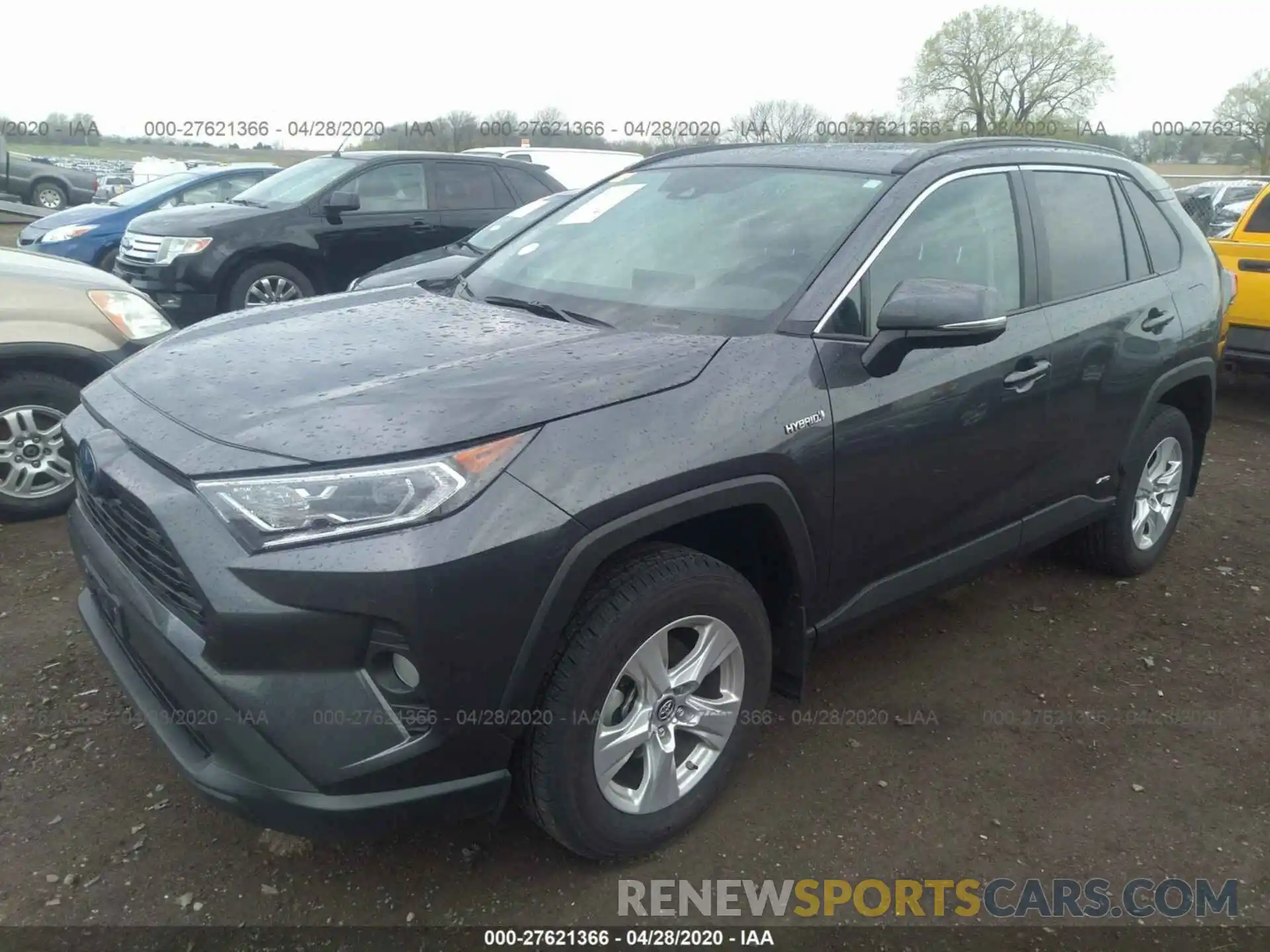 2 Фотография поврежденного автомобиля 2T3RWRFV8KW028270 TOYOTA RAV4 2019