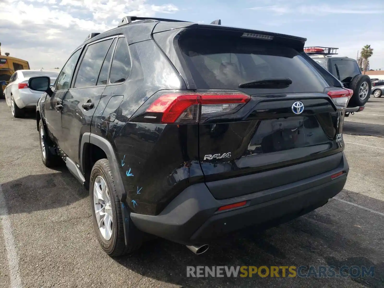 3 Фотография поврежденного автомобиля 2T3RWRFV8KW034229 TOYOTA RAV4 2019