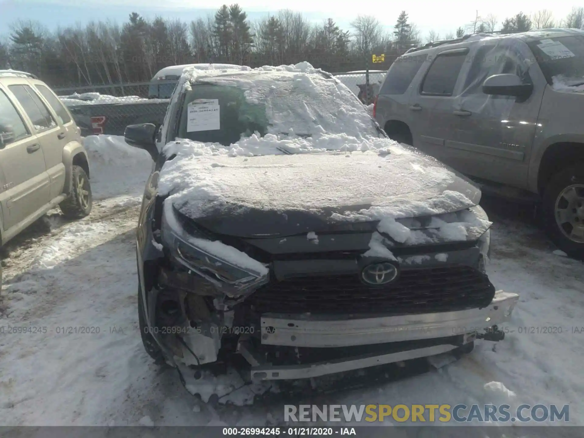 6 Photograph of a damaged car 2T3RWRFV9KW007346 TOYOTA RAV4 2019