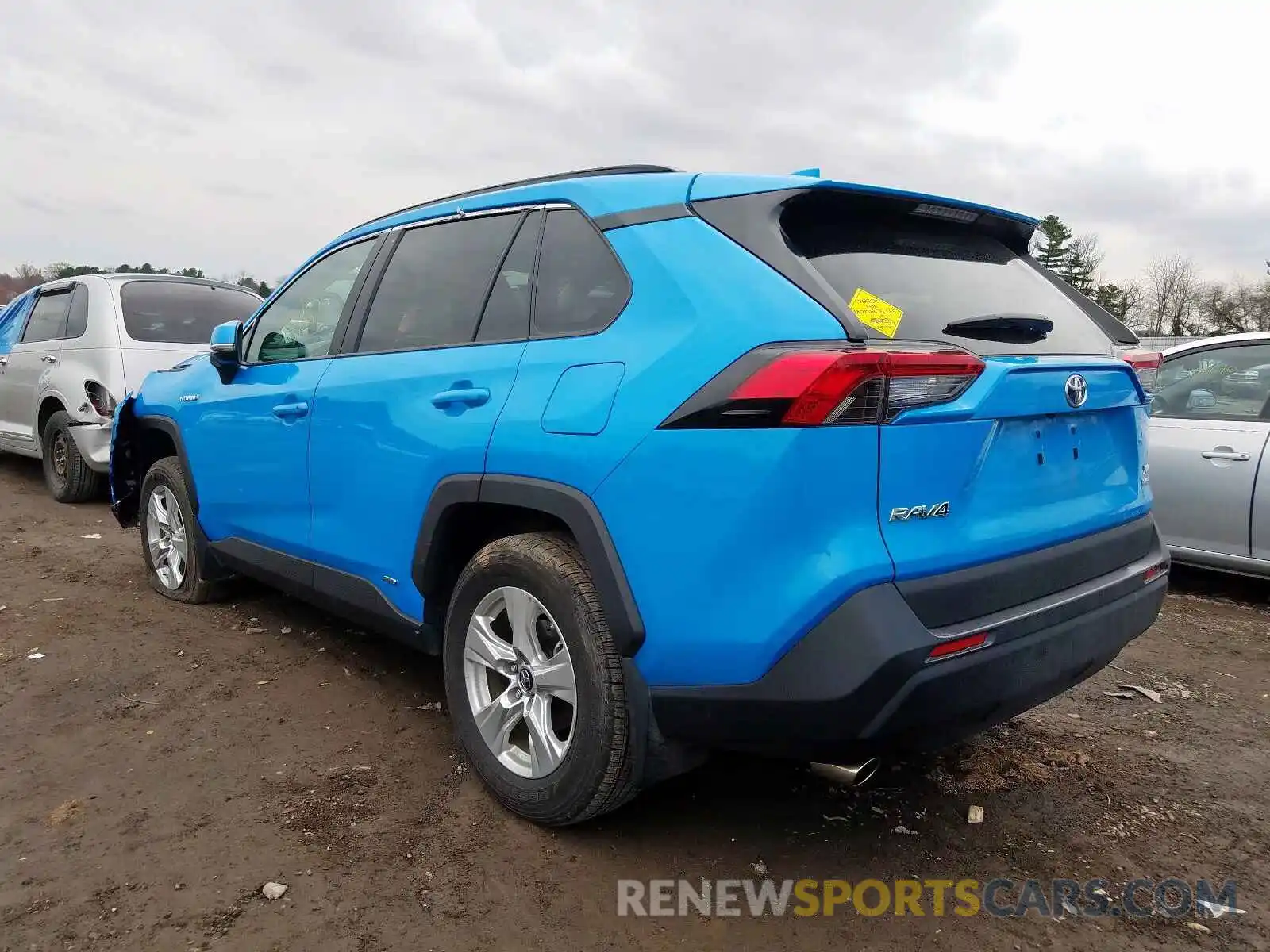 3 Фотография поврежденного автомобиля 2T3RWRFV9KW007654 TOYOTA RAV4 2019