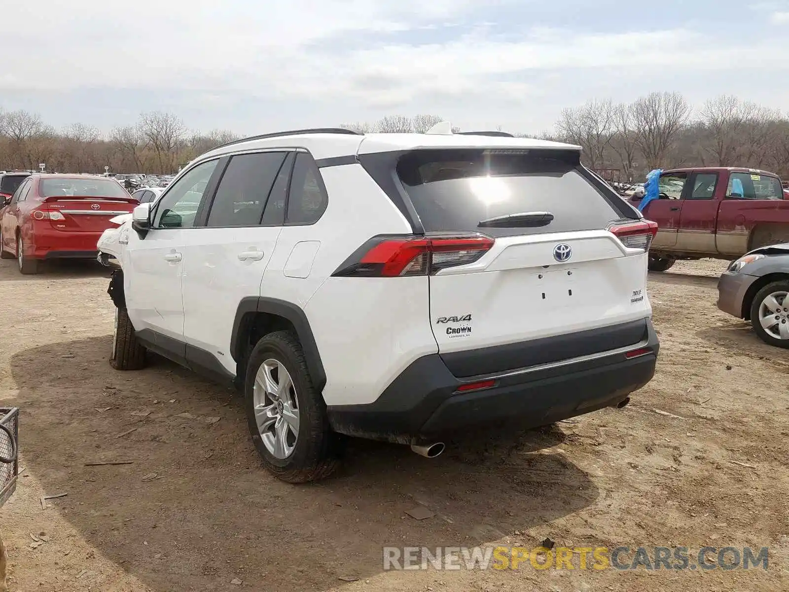 3 Фотография поврежденного автомобиля 2T3RWRFV9KW010070 TOYOTA RAV4 2019