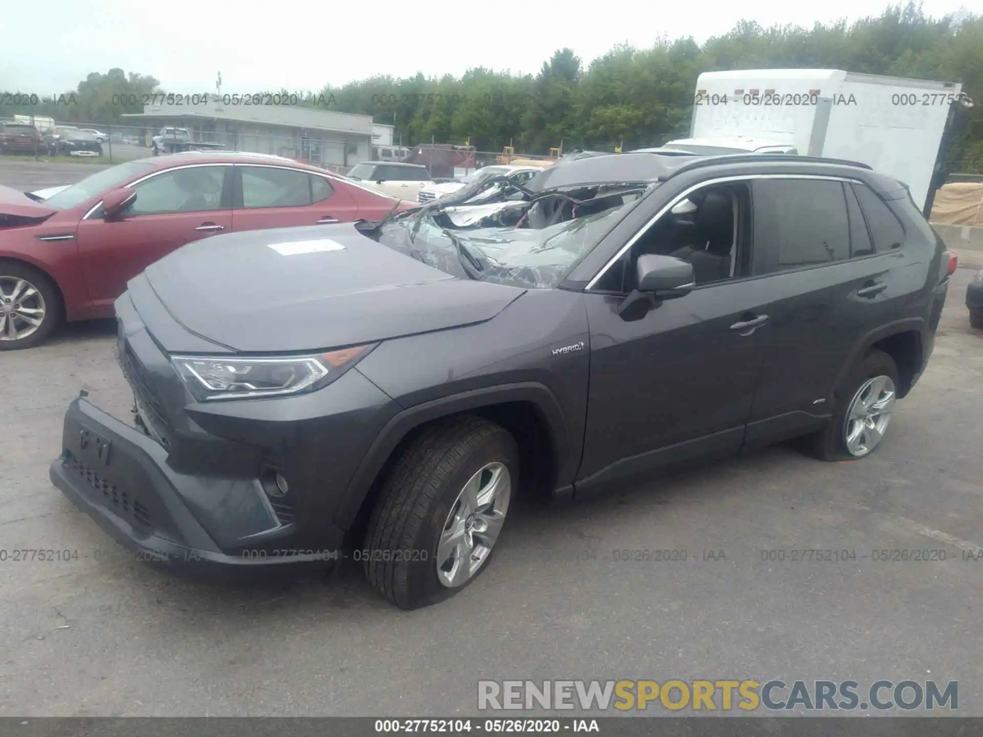 2 Photograph of a damaged car 2T3RWRFV9KW010778 TOYOTA RAV4 2019