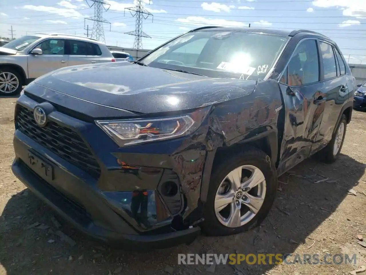 2 Photograph of a damaged car 2T3RWRFV9KW010800 TOYOTA RAV4 2019