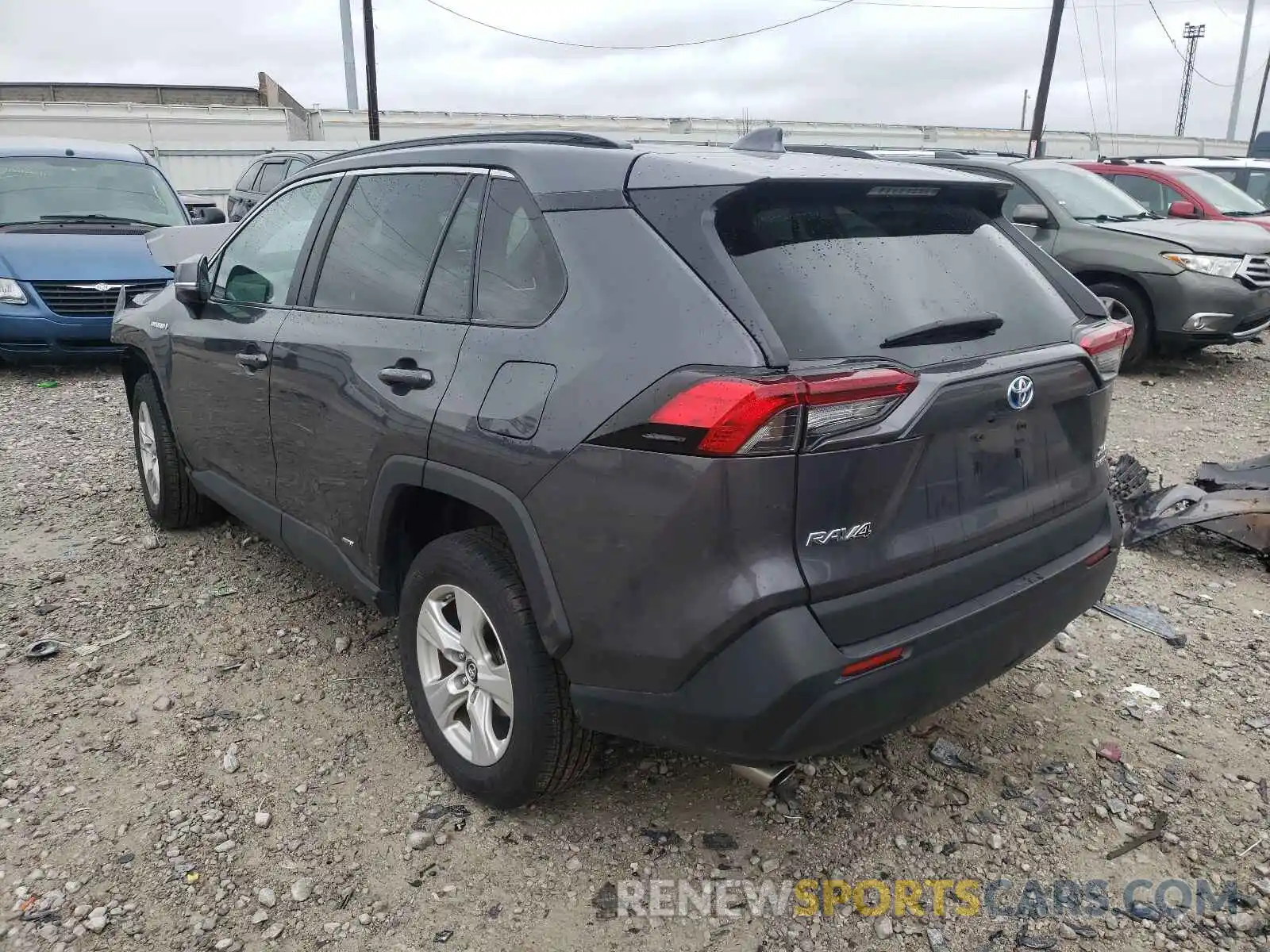 3 Photograph of a damaged car 2T3RWRFV9KW021408 TOYOTA RAV4 2019