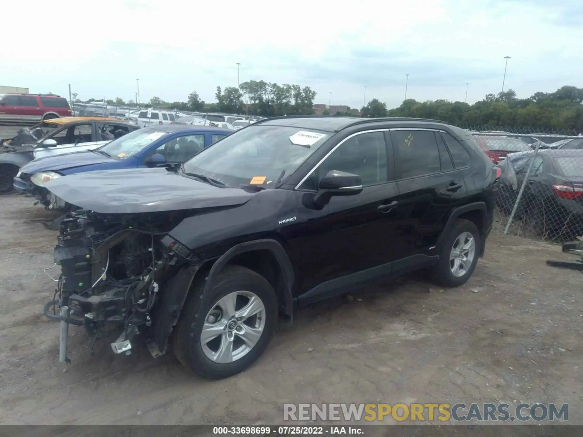 2 Photograph of a damaged car 2T3RWRFV9KW035440 TOYOTA RAV4 2019