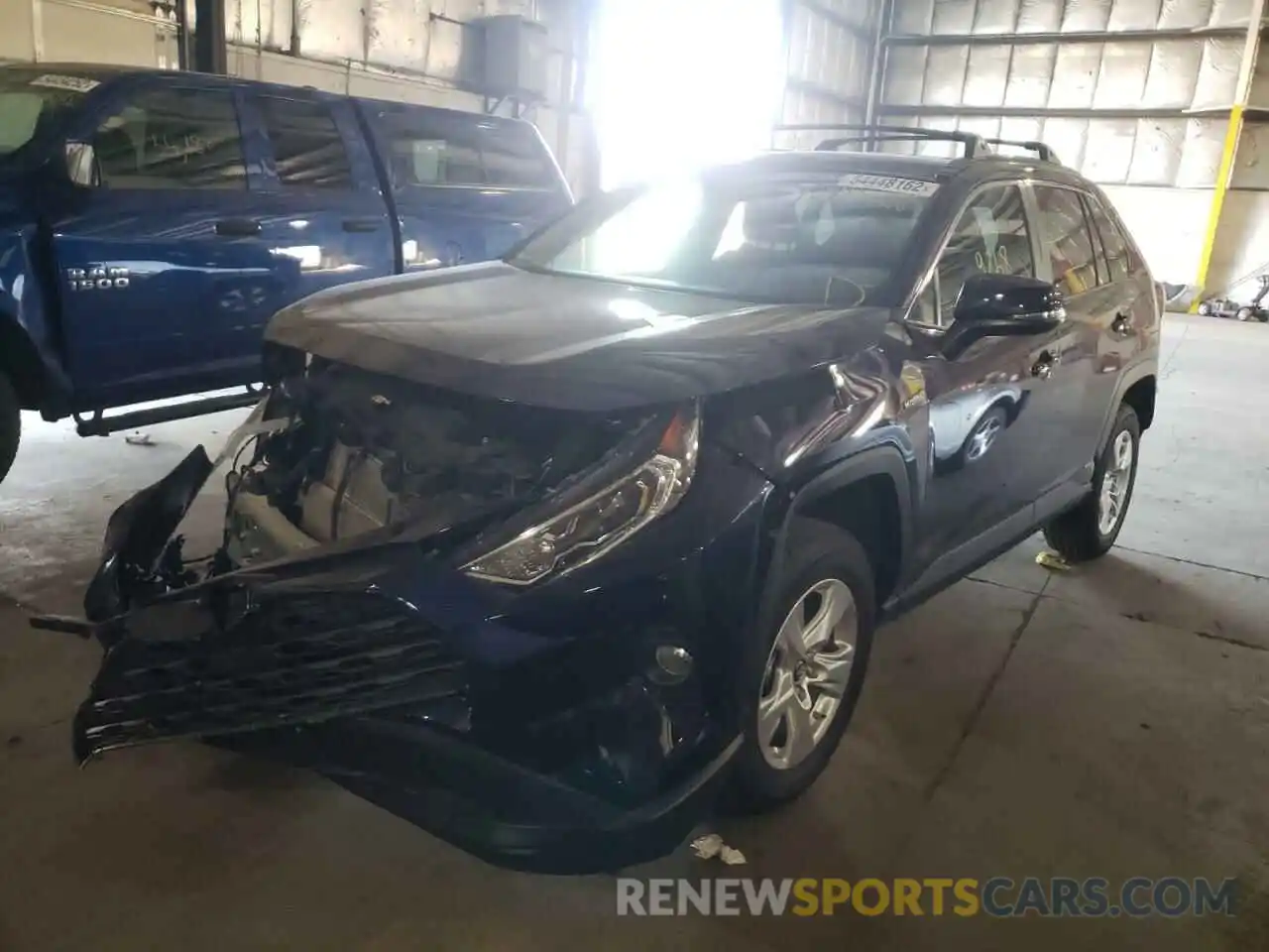 2 Photograph of a damaged car 2T3RWRFV9KW039049 TOYOTA RAV4 2019