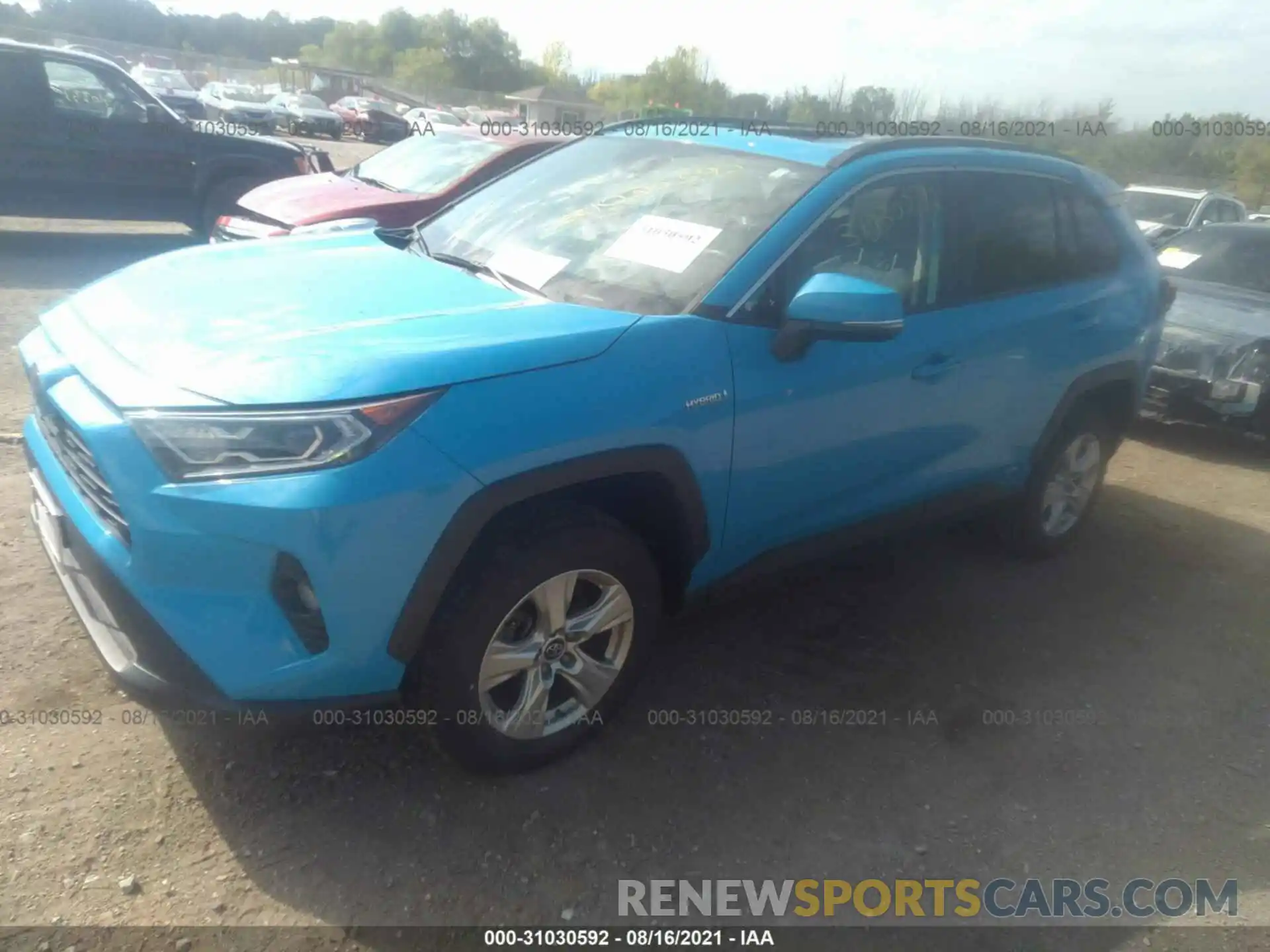 2 Photograph of a damaged car 2T3RWRFVXKW003824 TOYOTA RAV4 2019