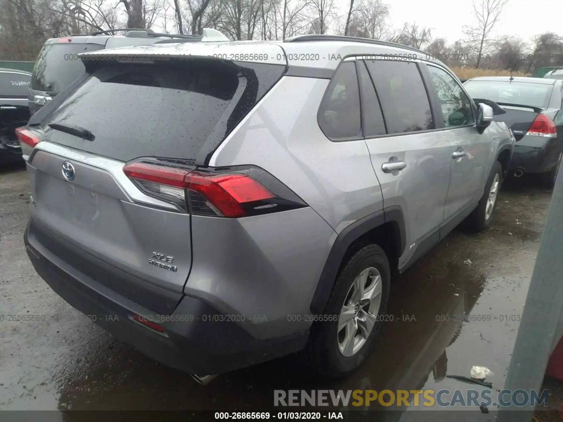 4 Фотография поврежденного автомобиля 2T3RWRFVXKW008831 TOYOTA RAV4 2019