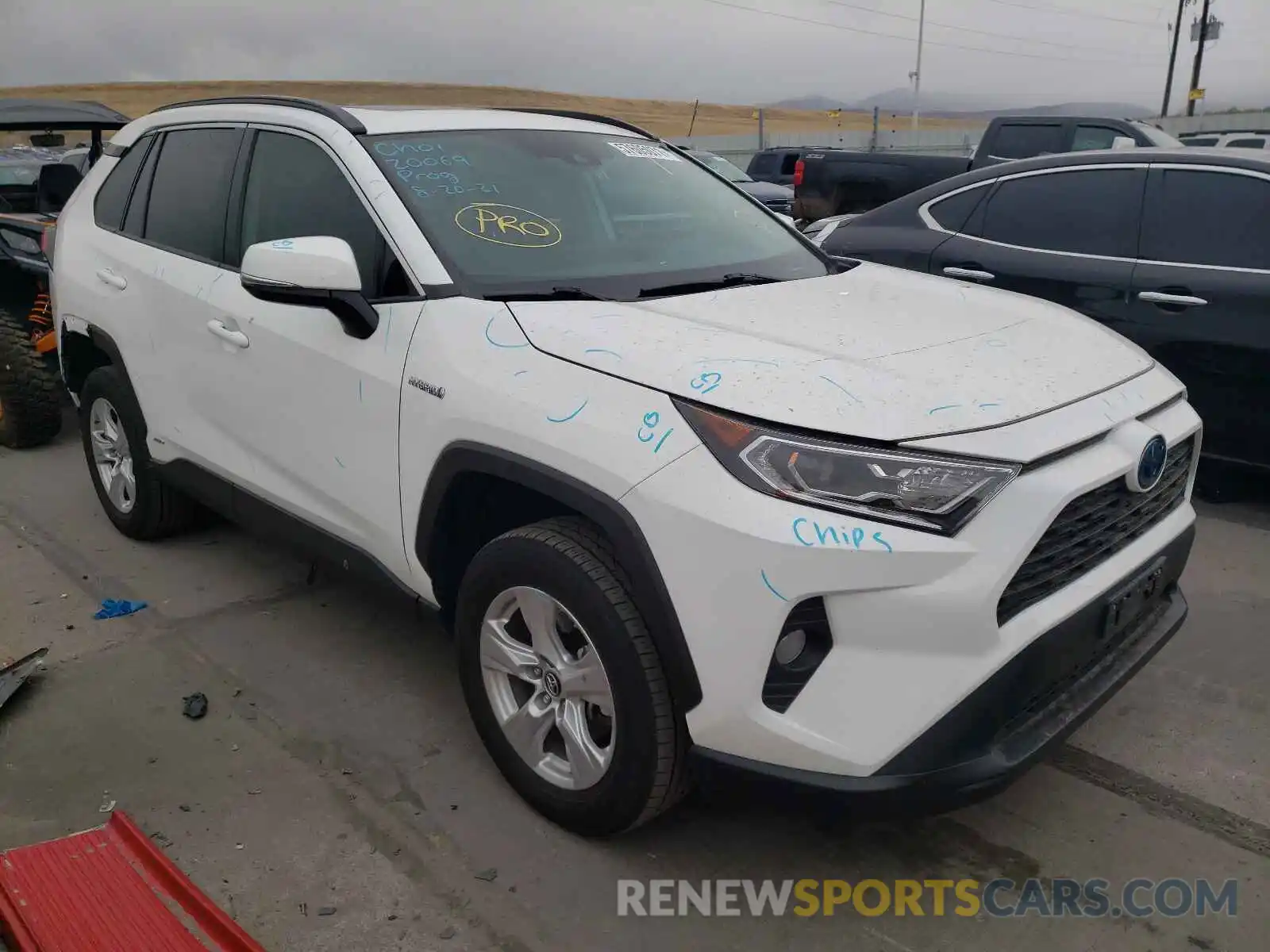 1 Фотография поврежденного автомобиля 2T3RWRFVXKW012894 TOYOTA RAV4 2019