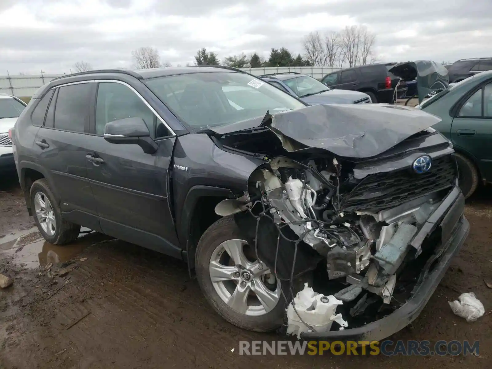 1 Photograph of a damaged car 2T3RWRFVXKW036919 TOYOTA RAV4 2019