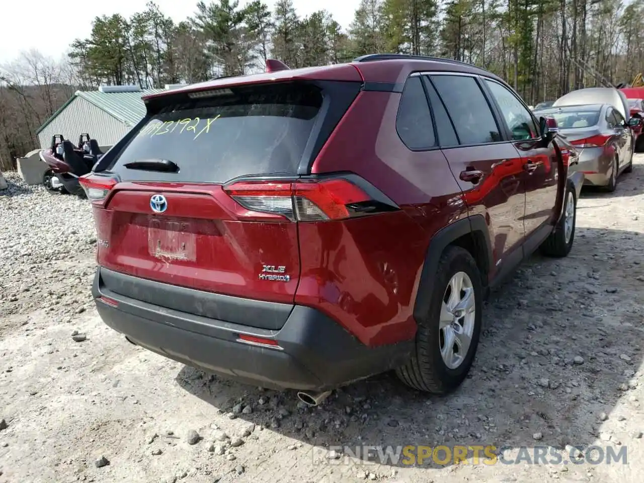 4 Фотография поврежденного автомобиля 2T3RWRFVXKW045510 TOYOTA RAV4 2019