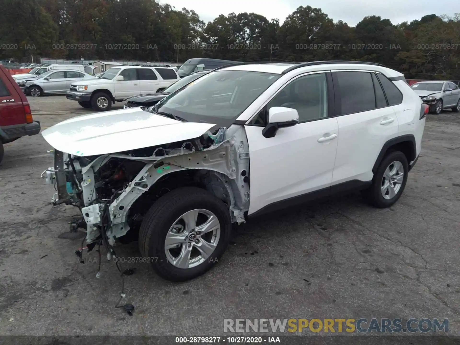 2 Photograph of a damaged car 2T3W1RFV0KC002765 TOYOTA RAV4 2019