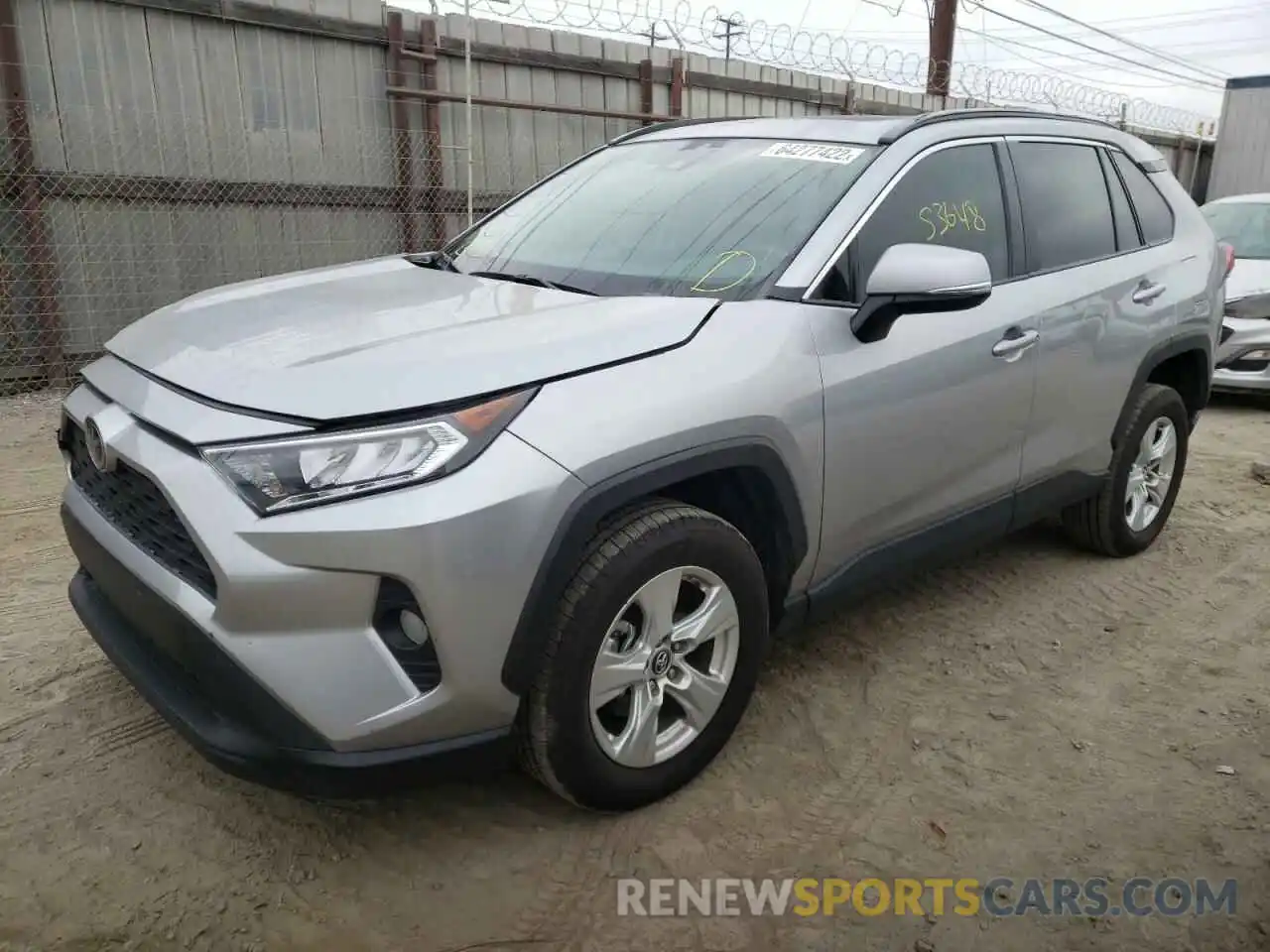 2 Photograph of a damaged car 2T3W1RFV0KC002782 TOYOTA RAV4 2019