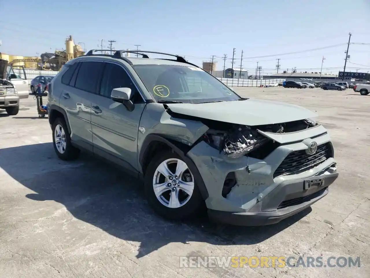 1 Photograph of a damaged car 2T3W1RFV0KC003589 TOYOTA RAV4 2019