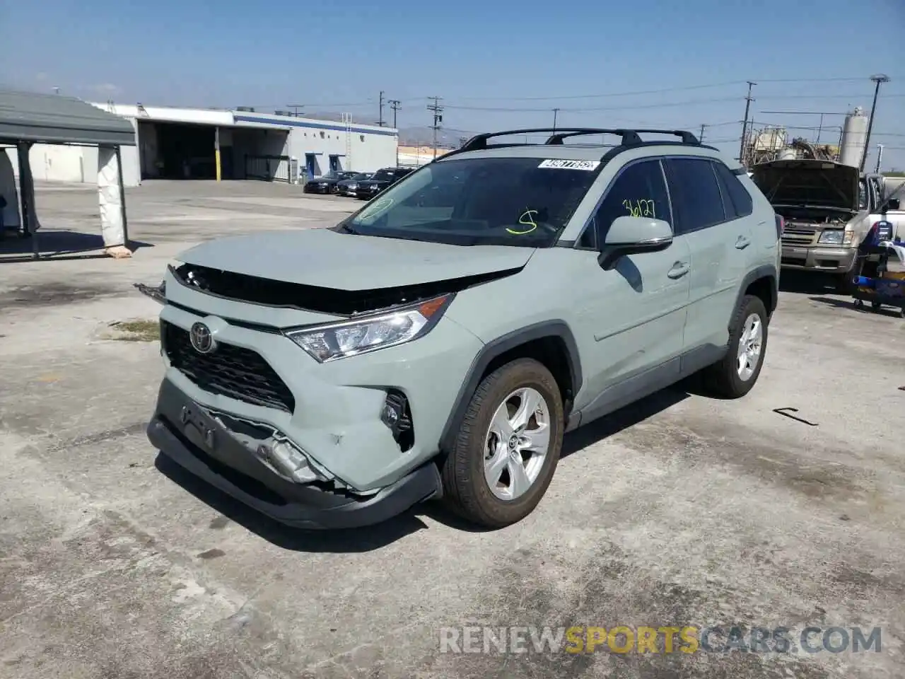 2 Photograph of a damaged car 2T3W1RFV0KC003589 TOYOTA RAV4 2019