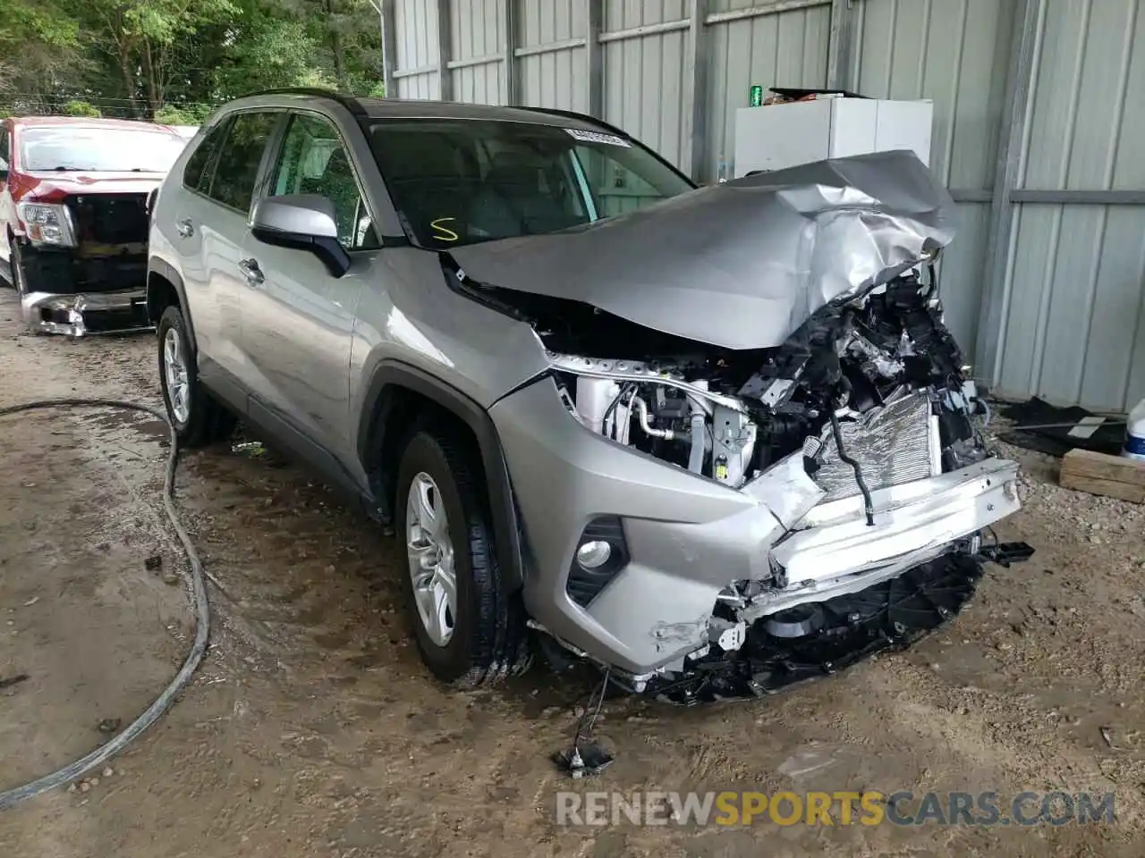 1 Photograph of a damaged car 2T3W1RFV0KC005410 TOYOTA RAV4 2019