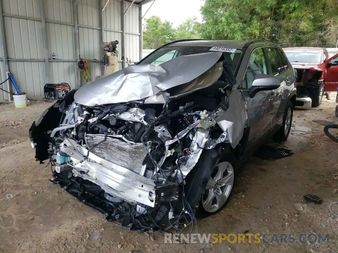 2 Photograph of a damaged car 2T3W1RFV0KC005410 TOYOTA RAV4 2019