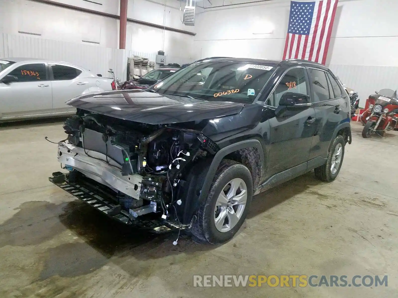 2 Photograph of a damaged car 2T3W1RFV0KC006380 TOYOTA RAV4 2019