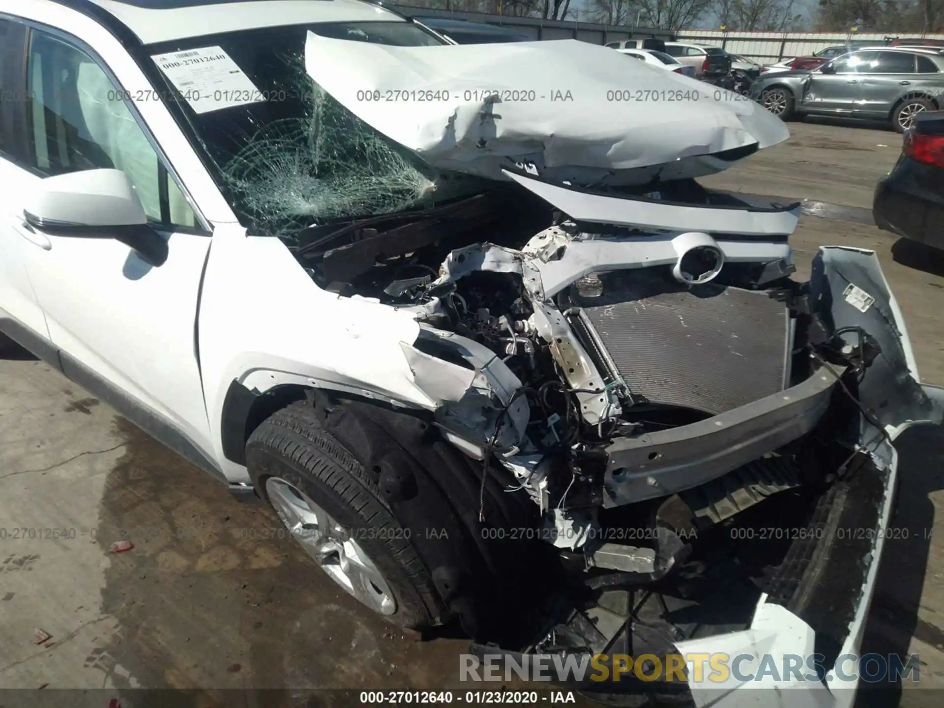 6 Photograph of a damaged car 2T3W1RFV0KC007643 TOYOTA RAV4 2019