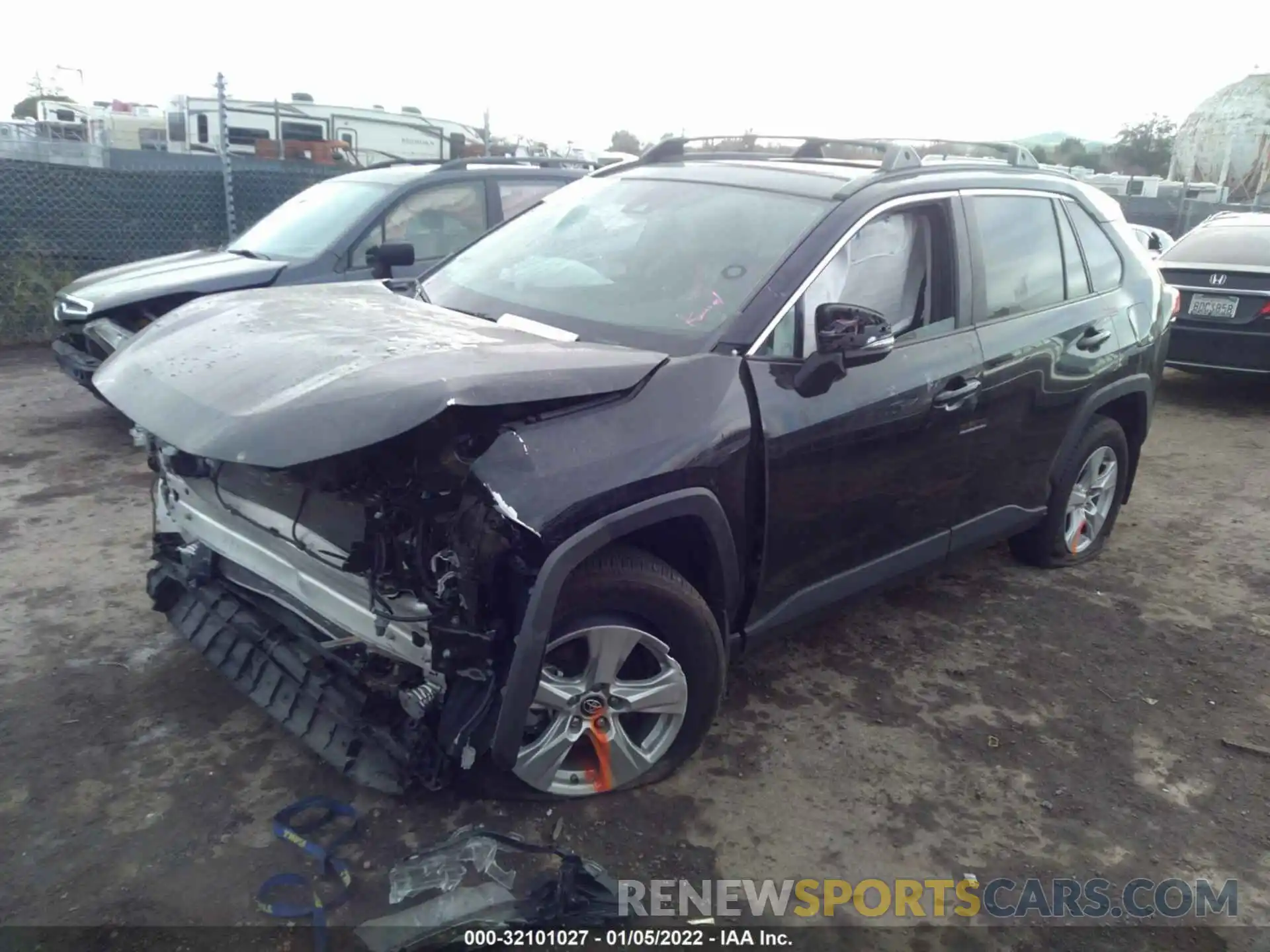 2 Фотография поврежденного автомобиля 2T3W1RFV0KC012714 TOYOTA RAV4 2019