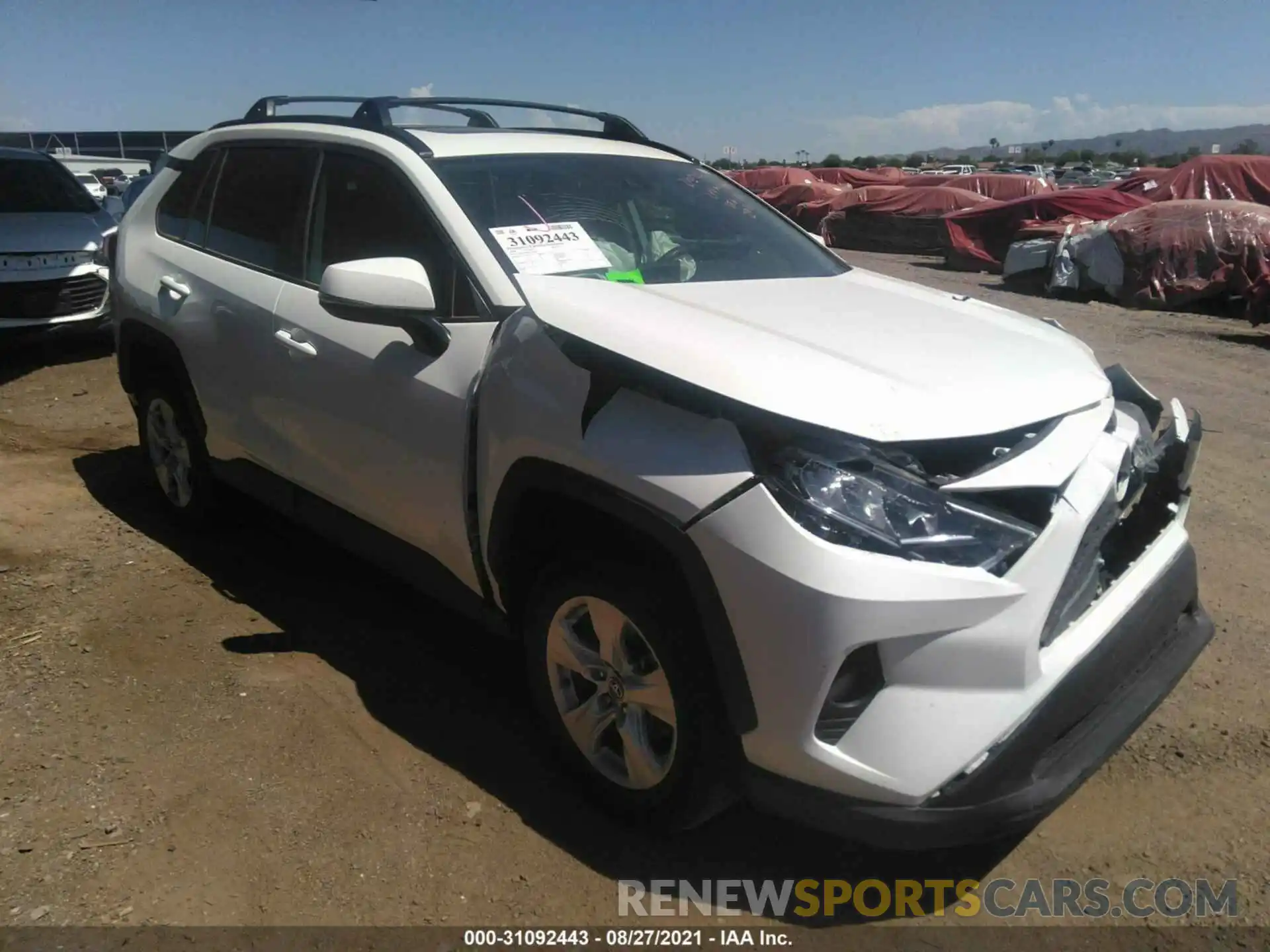 1 Photograph of a damaged car 2T3W1RFV0KC012986 TOYOTA RAV4 2019