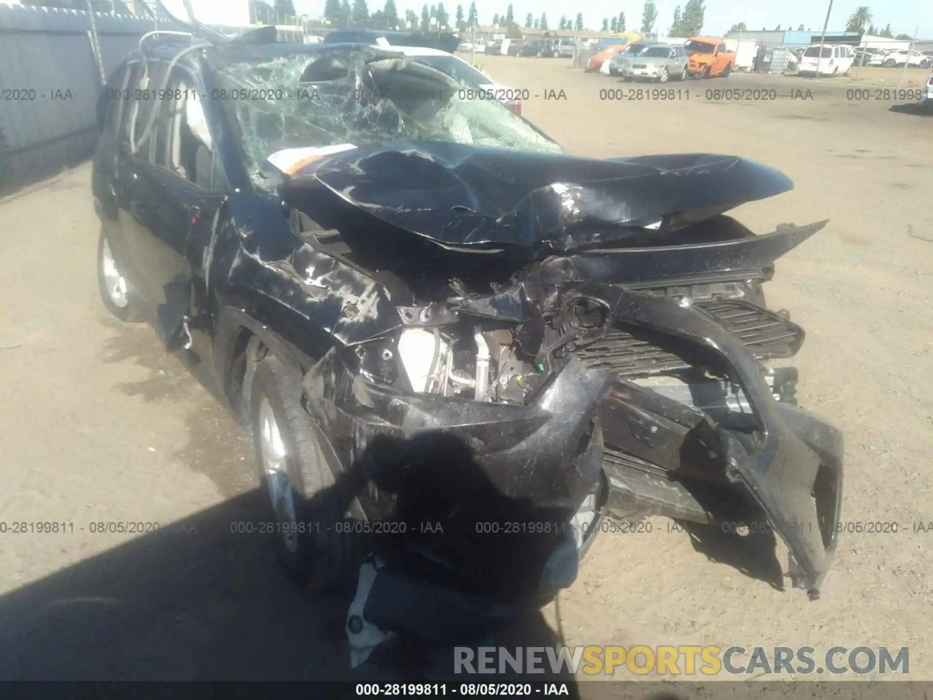 1 Photograph of a damaged car 2T3W1RFV0KC018853 TOYOTA RAV4 2019