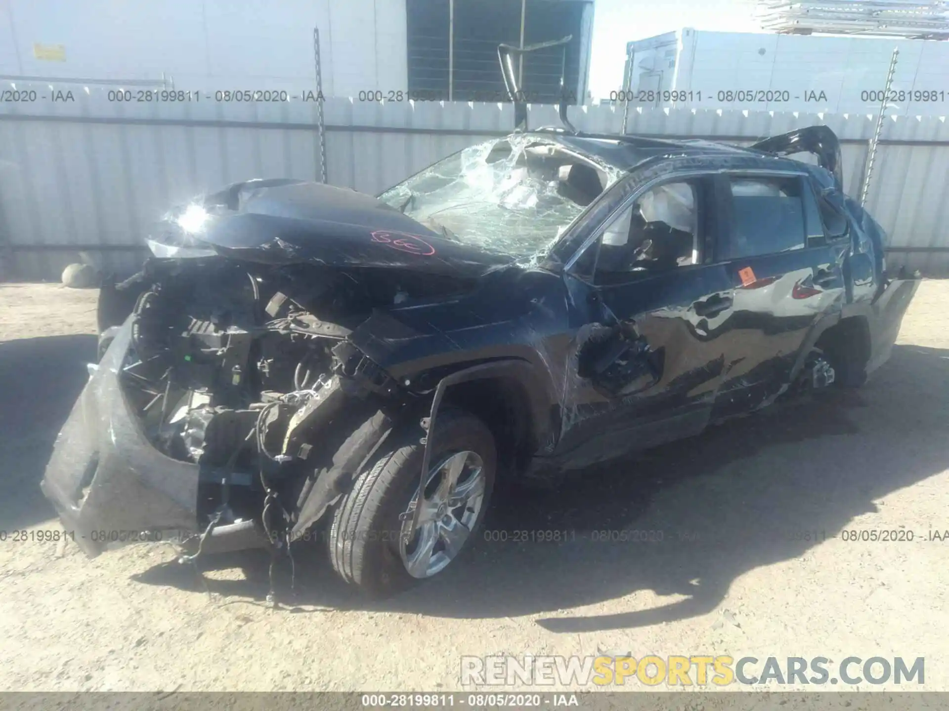 2 Photograph of a damaged car 2T3W1RFV0KC018853 TOYOTA RAV4 2019