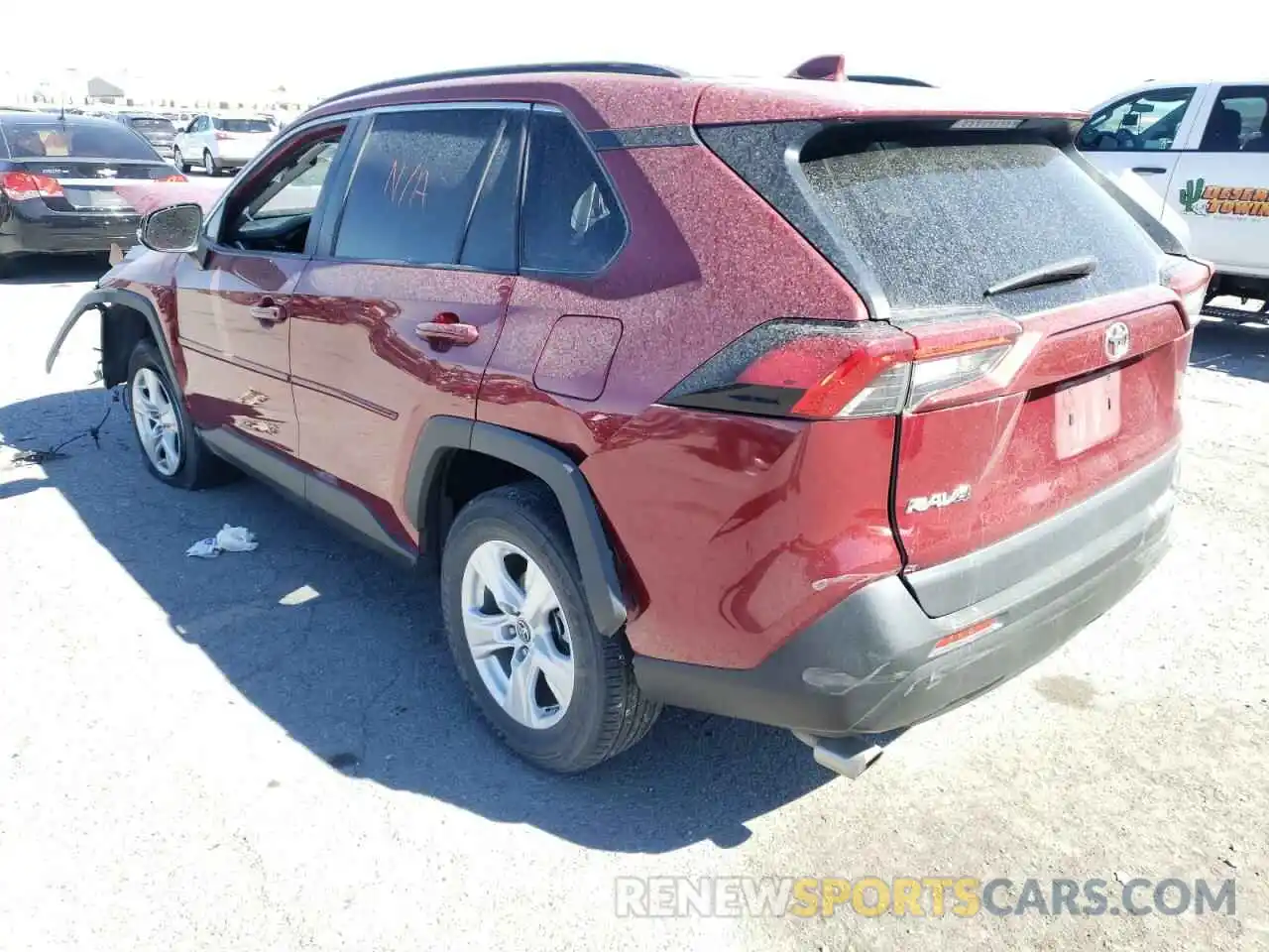 3 Photograph of a damaged car 2T3W1RFV0KC021459 TOYOTA RAV4 2019