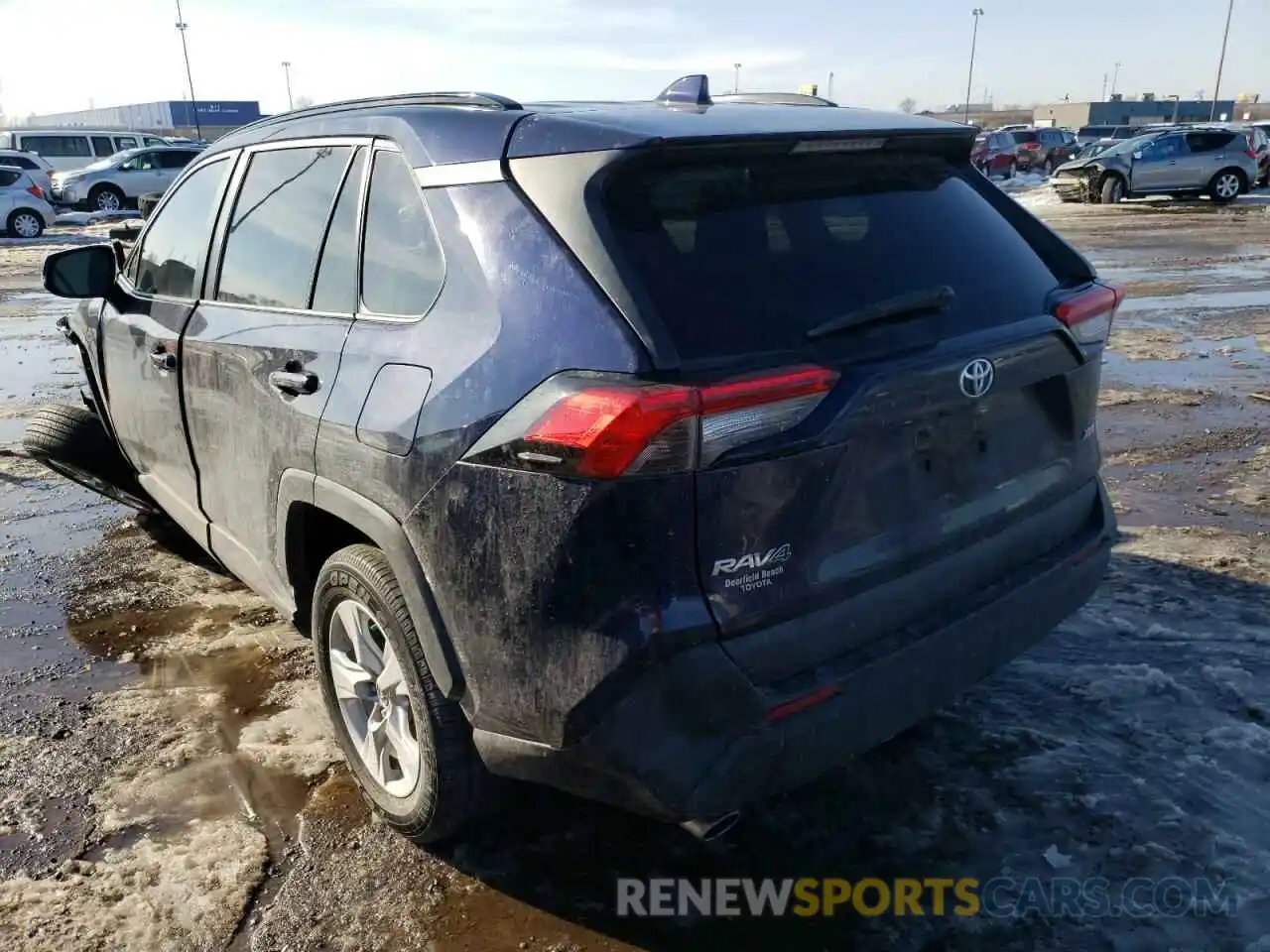 3 Photograph of a damaged car 2T3W1RFV0KC023017 TOYOTA RAV4 2019