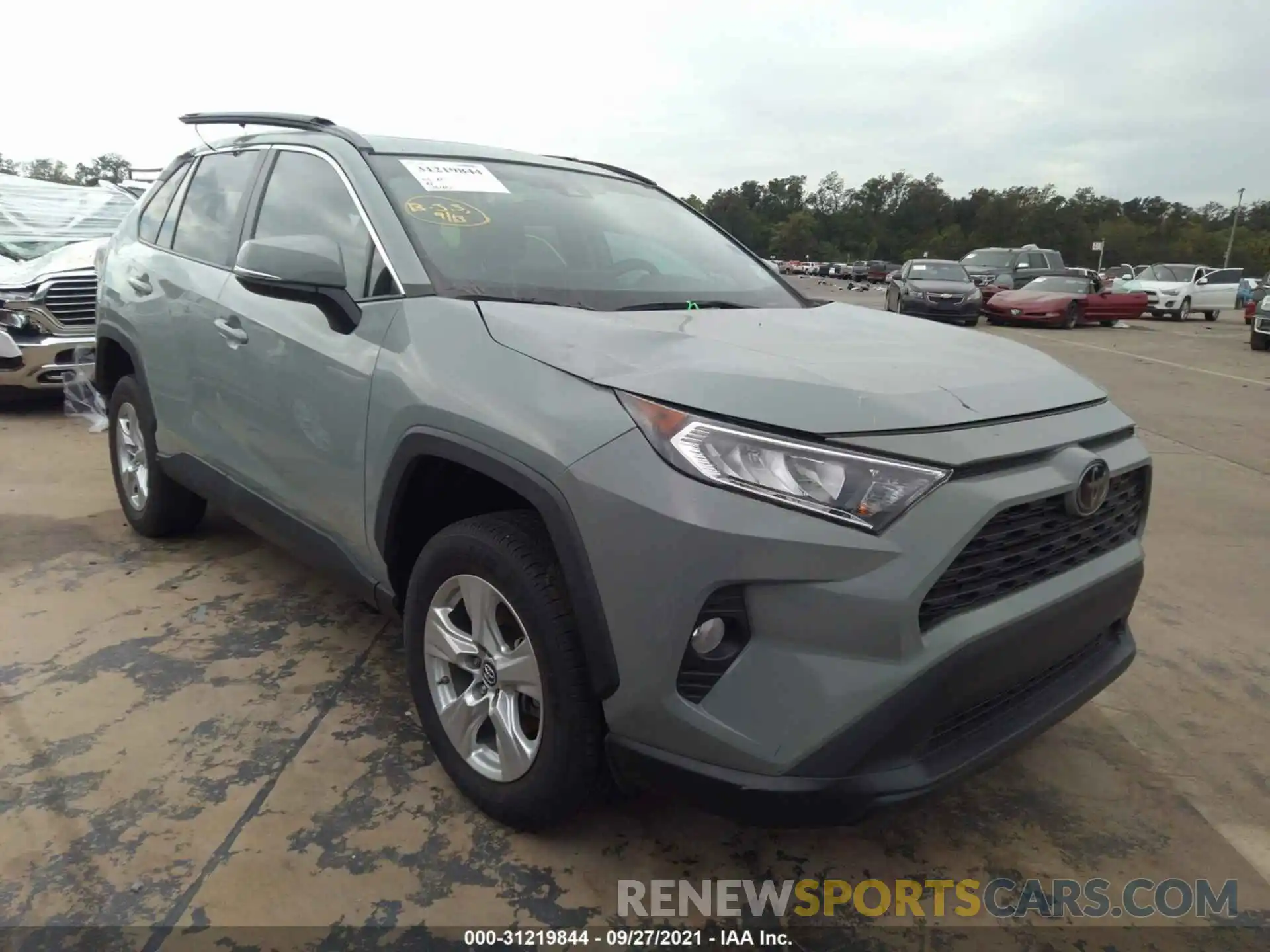 1 Photograph of a damaged car 2T3W1RFV0KC024457 TOYOTA RAV4 2019