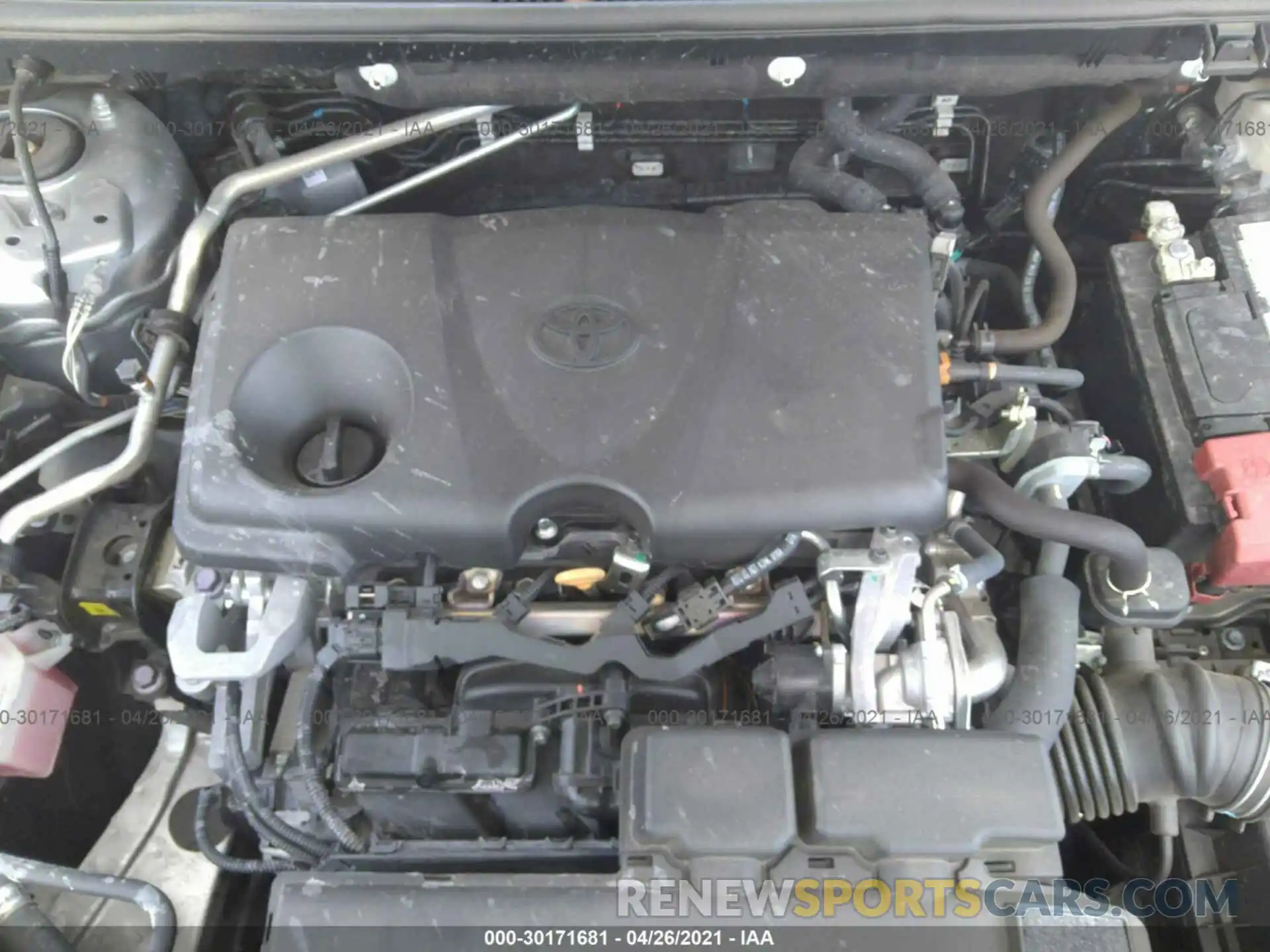 10 Фотография поврежденного автомобиля 2T3W1RFV0KC032106 TOYOTA RAV4 2019