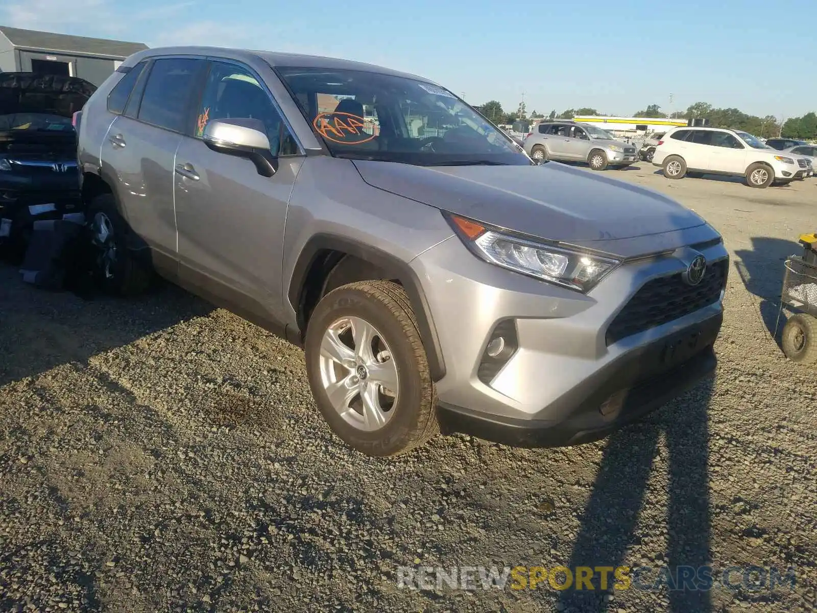 1 Photograph of a damaged car 2T3W1RFV0KC032123 TOYOTA RAV4 2019