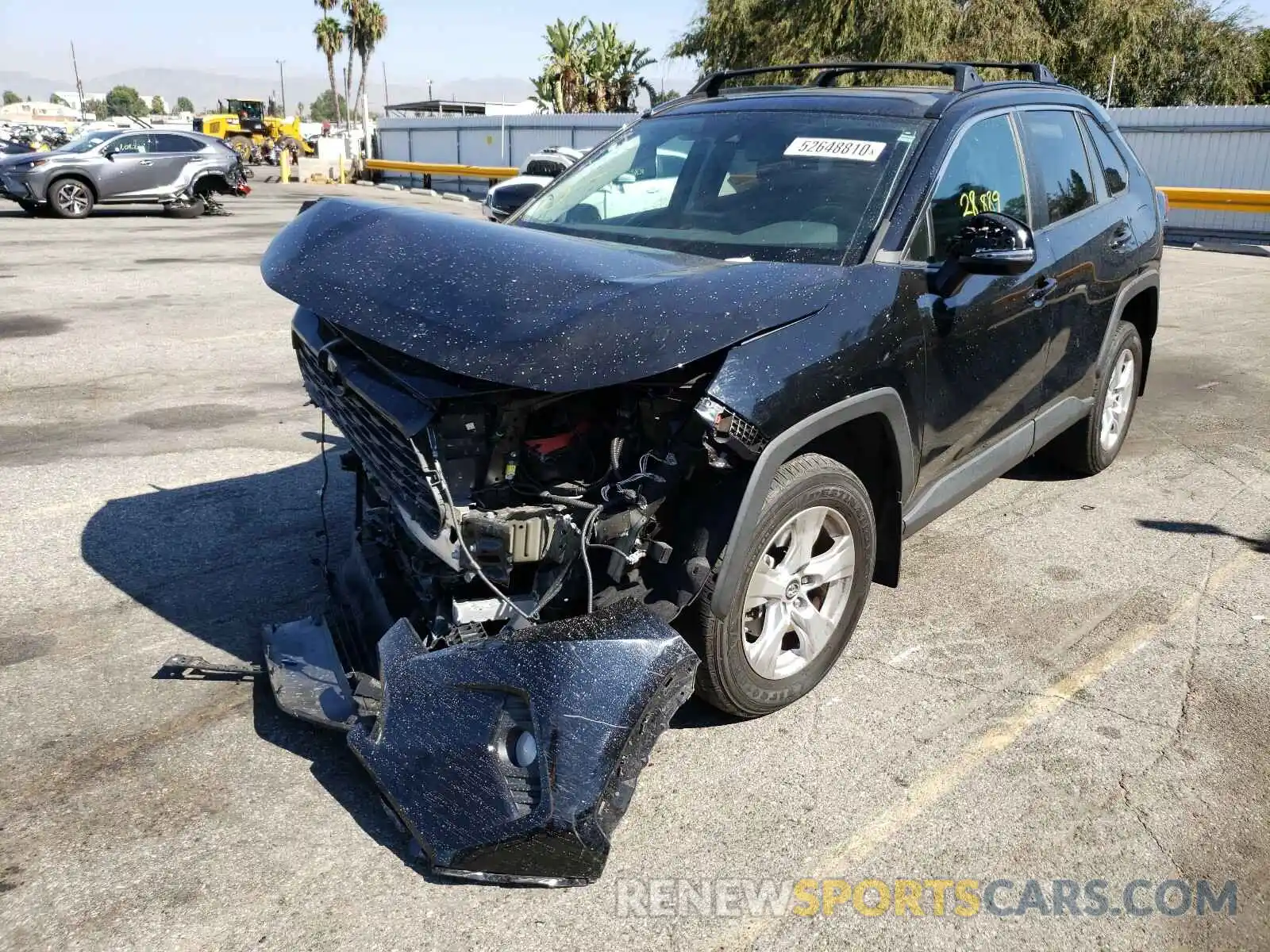 2 Photograph of a damaged car 2T3W1RFV0KW001579 TOYOTA RAV4 2019