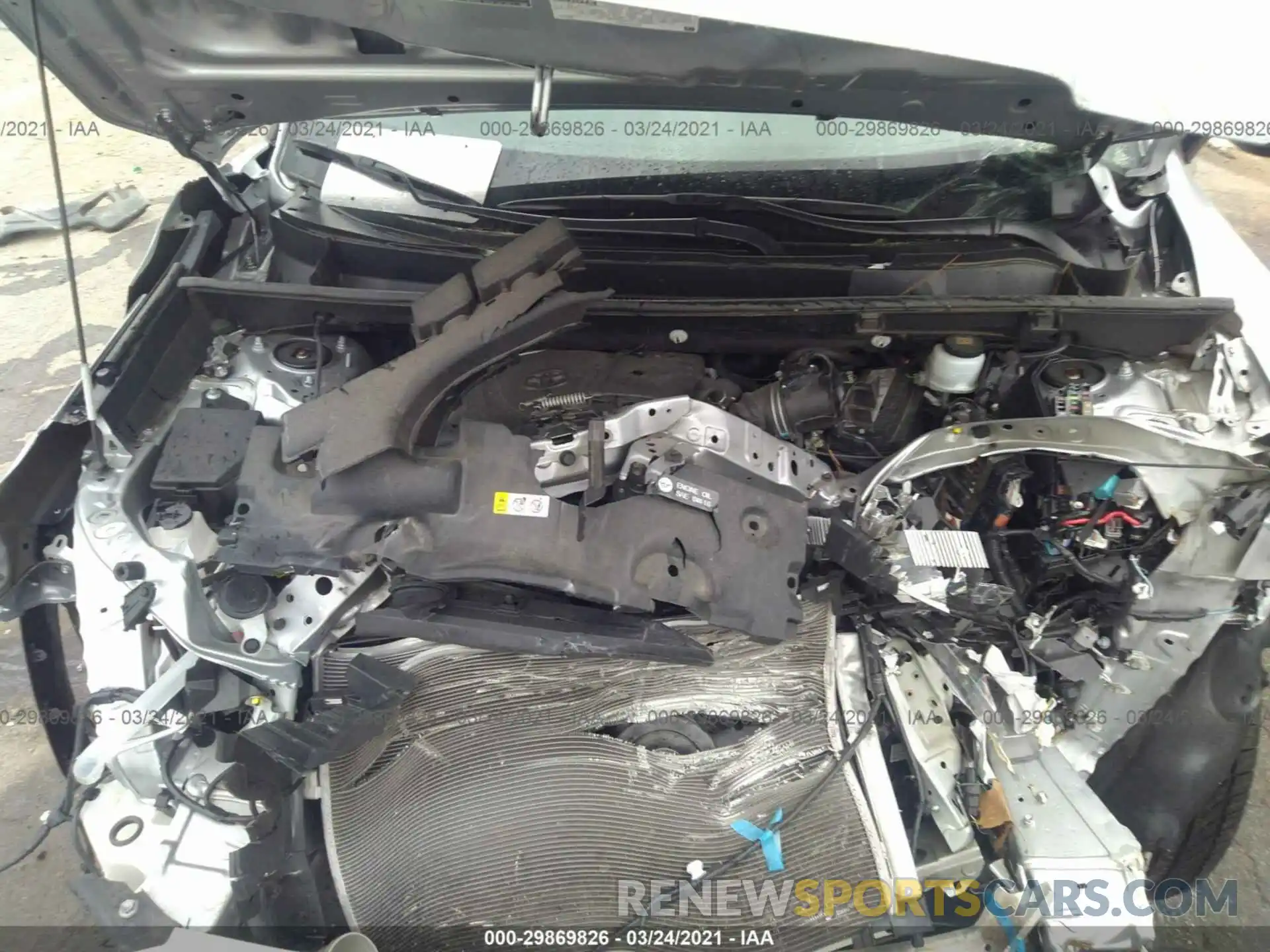 10 Photograph of a damaged car 2T3W1RFV0KW002182 TOYOTA RAV4 2019