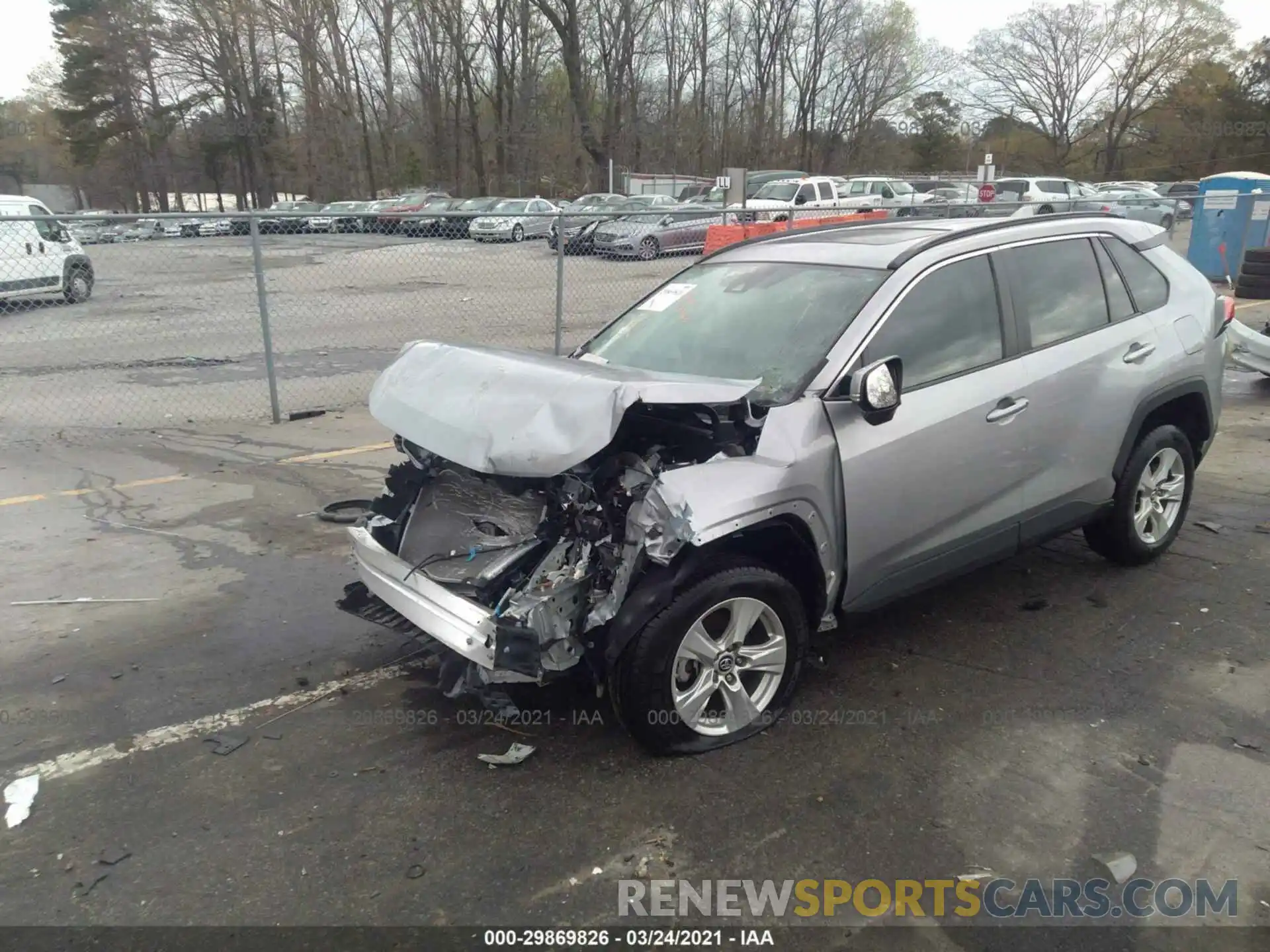 2 Photograph of a damaged car 2T3W1RFV0KW002182 TOYOTA RAV4 2019