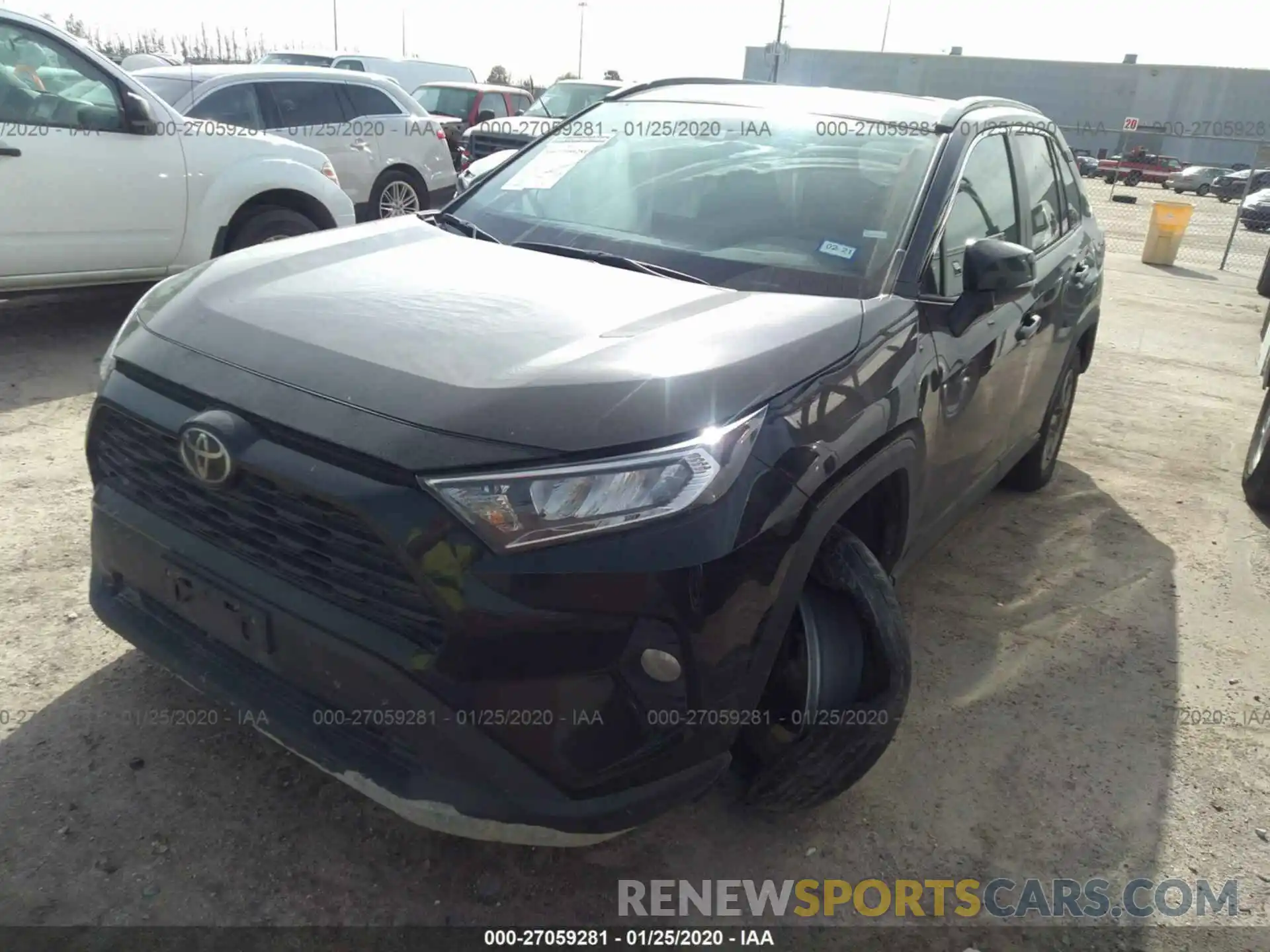 2 Фотография поврежденного автомобиля 2T3W1RFV0KW013120 TOYOTA RAV4 2019