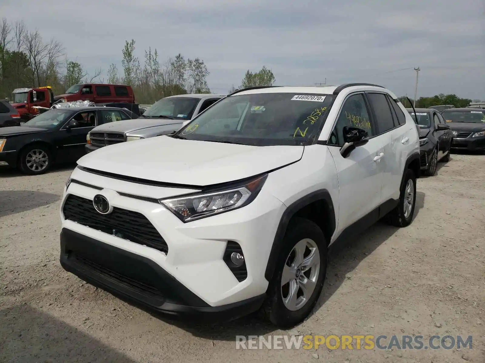 2 Photograph of a damaged car 2T3W1RFV0KW014137 TOYOTA RAV4 2019