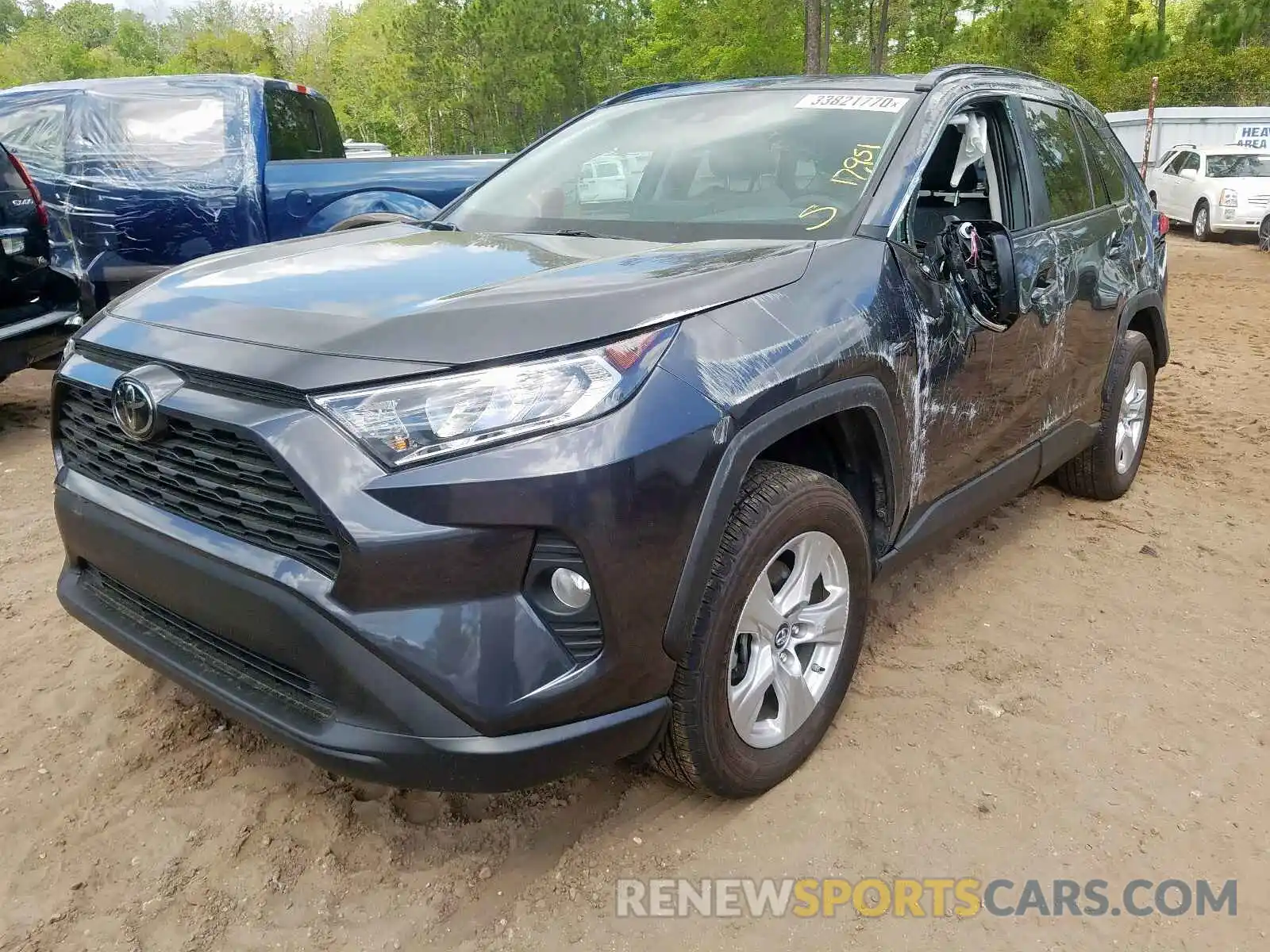 2 Photograph of a damaged car 2T3W1RFV0KW015112 TOYOTA RAV4 2019