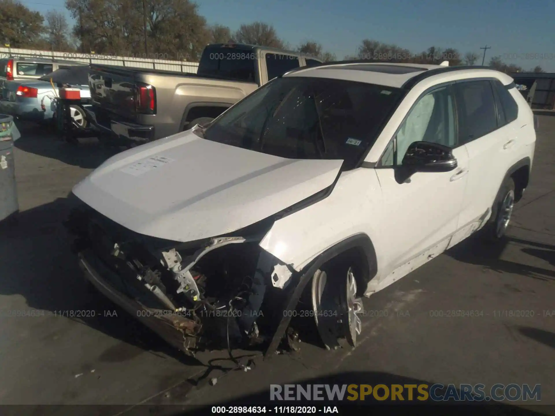 2 Photograph of a damaged car 2T3W1RFV0KW019631 TOYOTA RAV4 2019