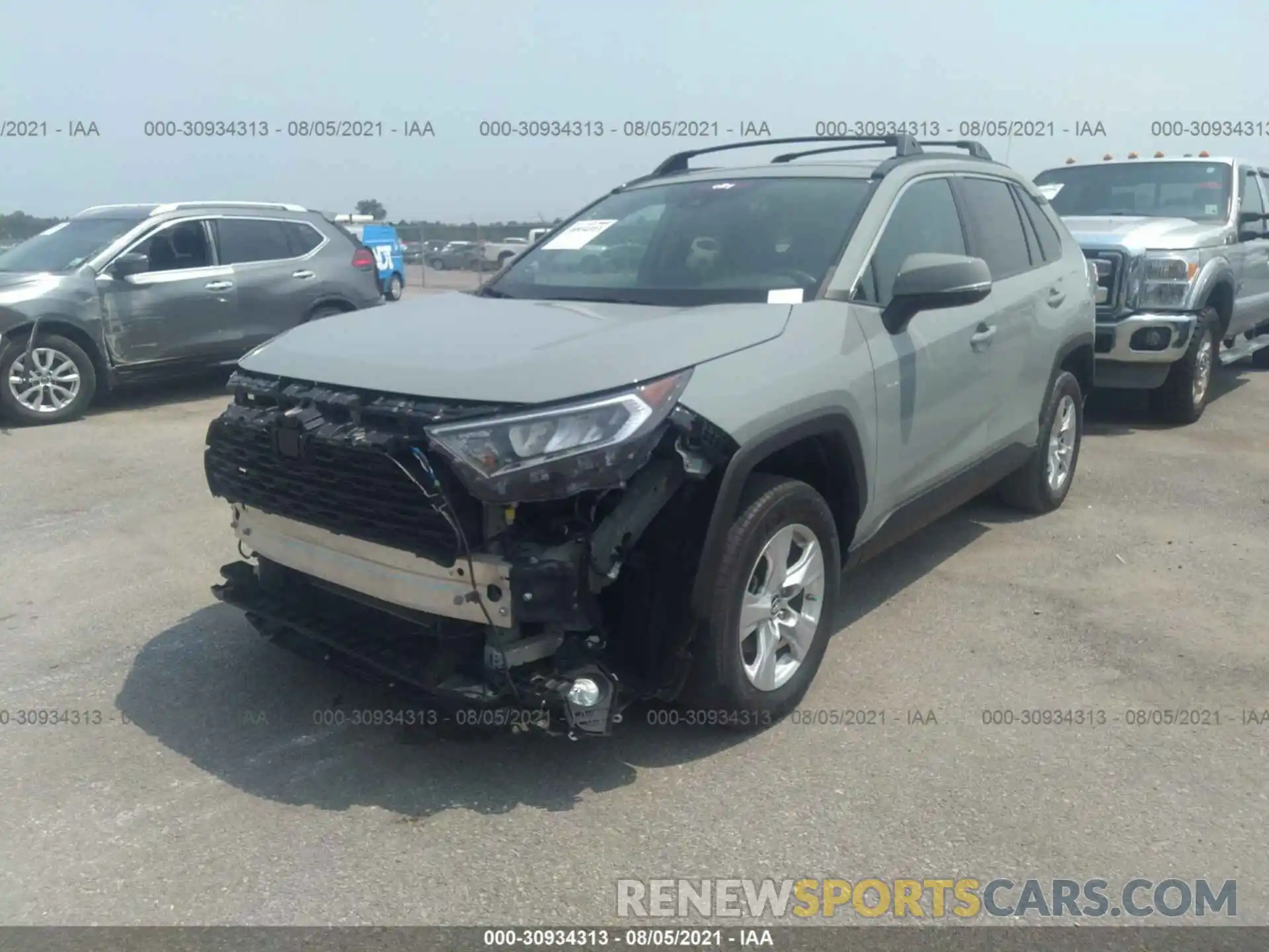 2 Фотография поврежденного автомобиля 2T3W1RFV0KW020455 TOYOTA RAV4 2019