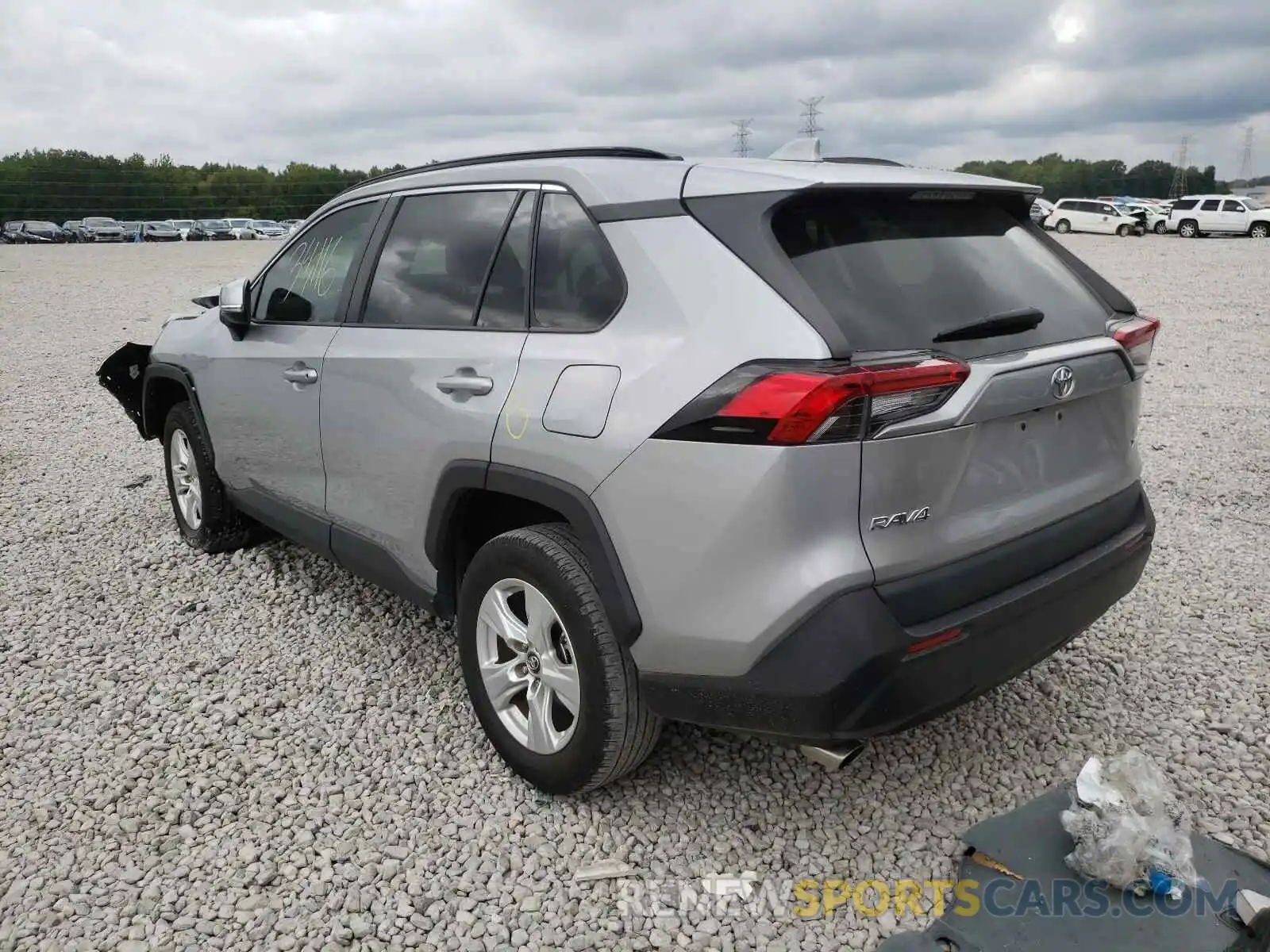 3 Photograph of a damaged car 2T3W1RFV0KW039507 TOYOTA RAV4 2019