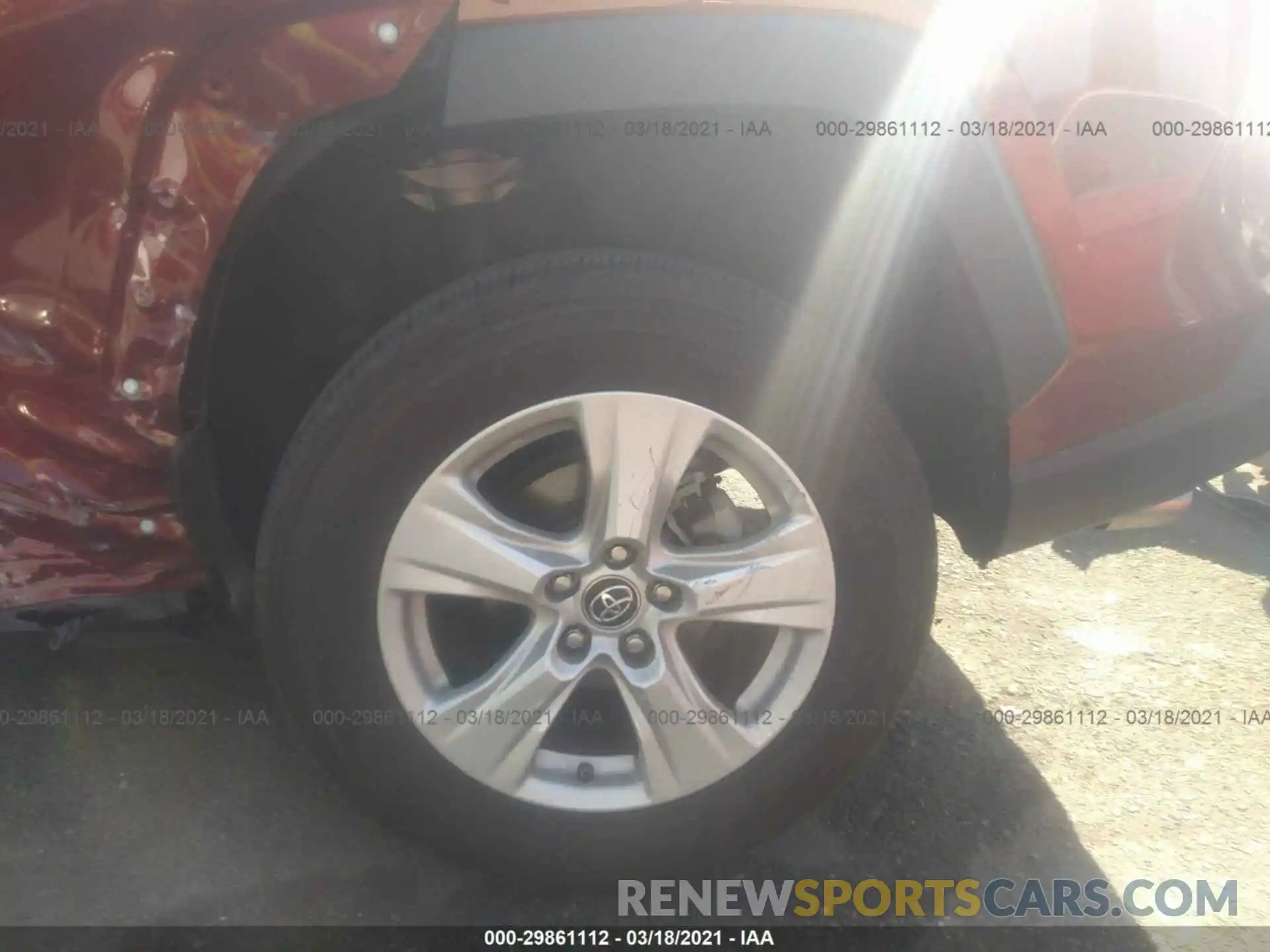 13 Photograph of a damaged car 2T3W1RFV0KW049664 TOYOTA RAV4 2019