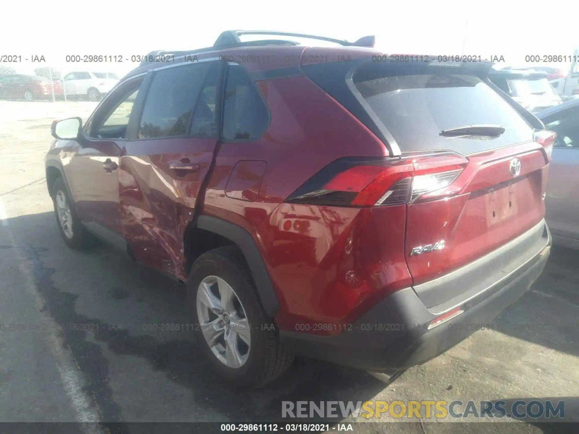 3 Photograph of a damaged car 2T3W1RFV0KW049664 TOYOTA RAV4 2019