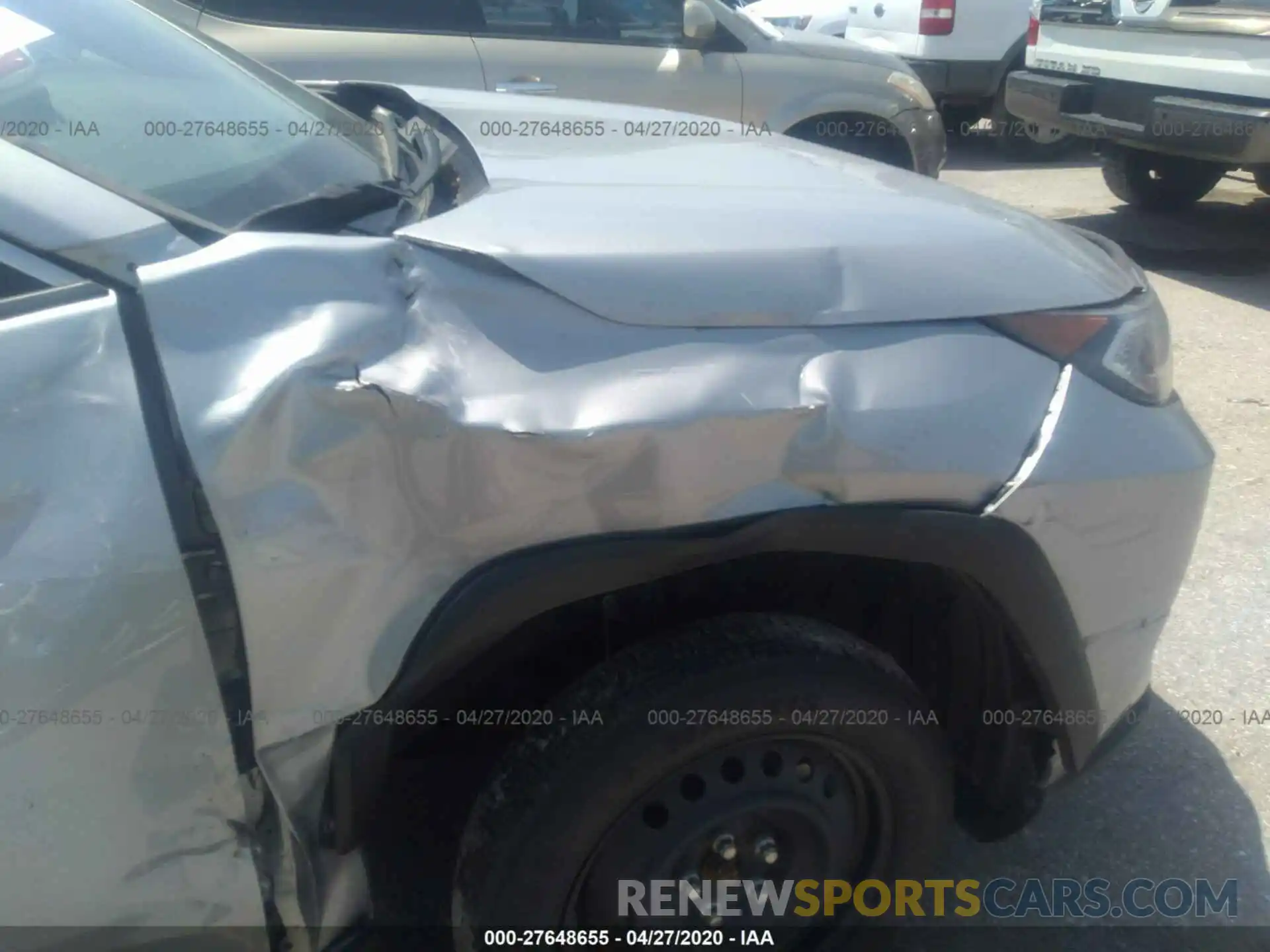 6 Photograph of a damaged car 2T3W1RFV1KC003620 TOYOTA RAV4 2019