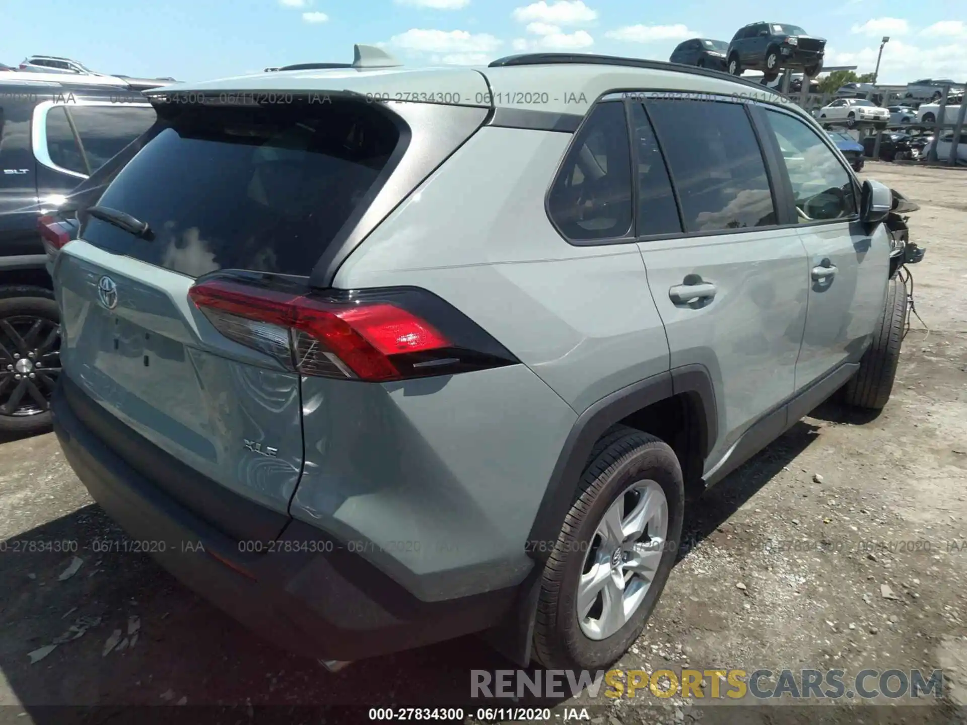 4 Фотография поврежденного автомобиля 2T3W1RFV1KC003861 TOYOTA RAV4 2019