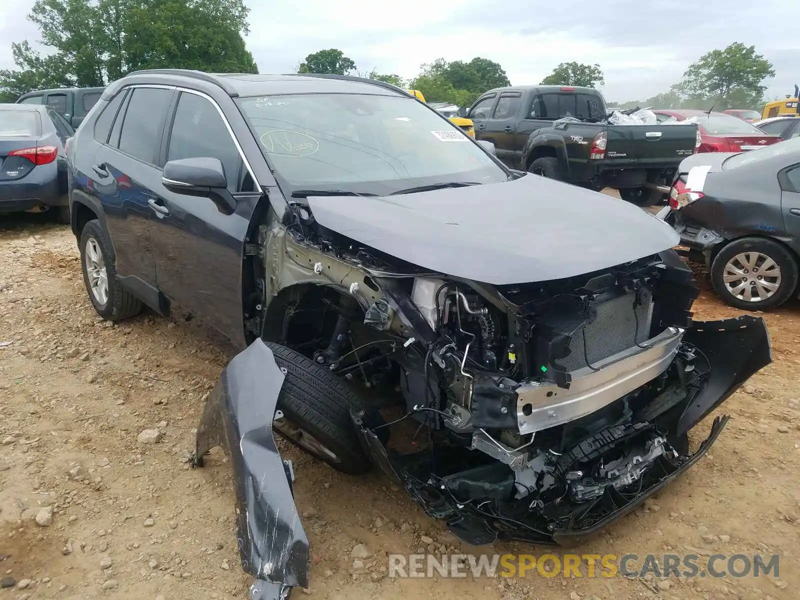 1 Photograph of a damaged car 2T3W1RFV1KC005061 TOYOTA RAV4 2019