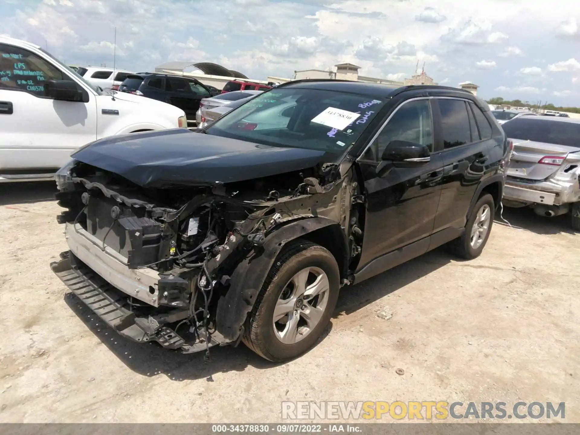 2 Photograph of a damaged car 2T3W1RFV1KC006081 TOYOTA RAV4 2019