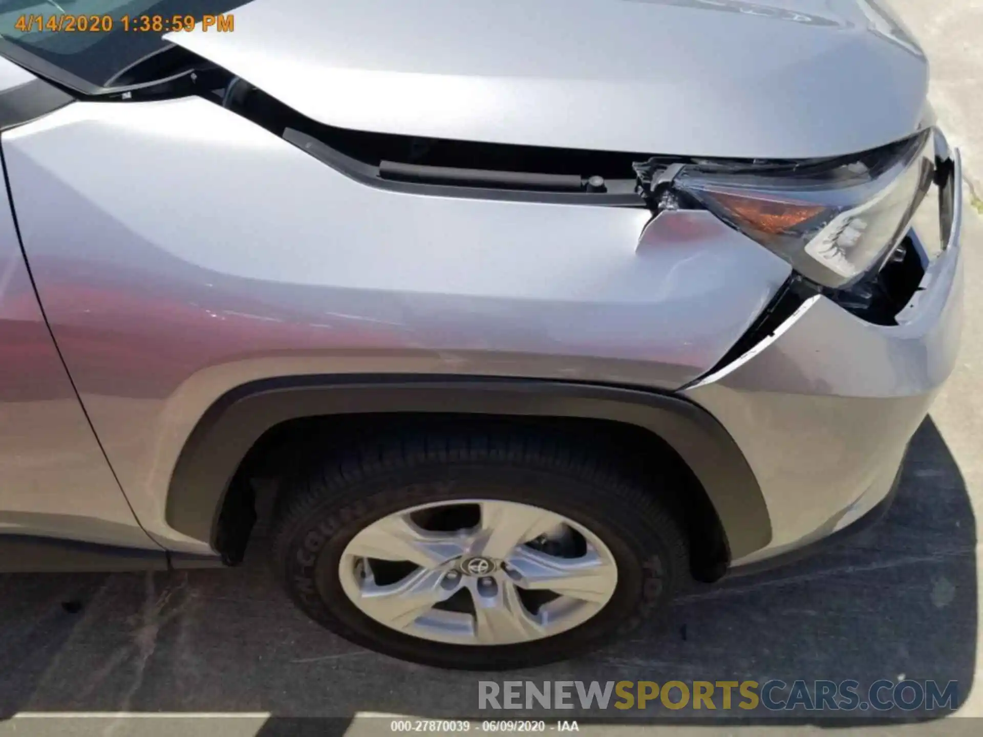 13 Photograph of a damaged car 2T3W1RFV1KC006288 TOYOTA RAV4 2019