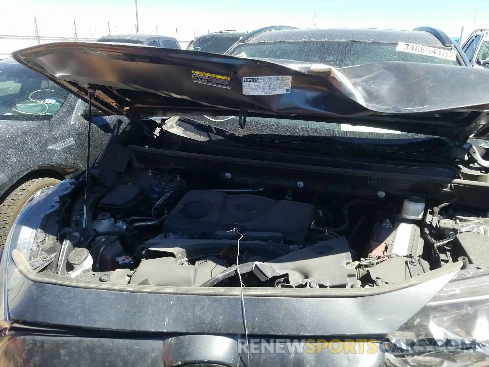 7 Photograph of a damaged car 2T3W1RFV1KC010759 TOYOTA RAV4 2019